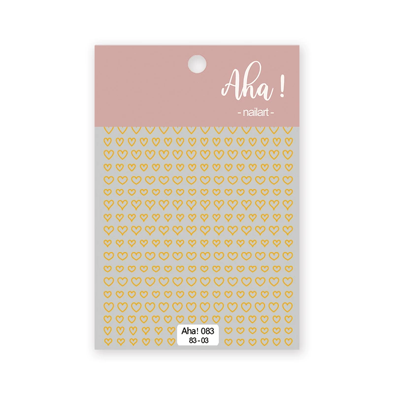 Autocollant pour ongles Aha 083-03 Doré