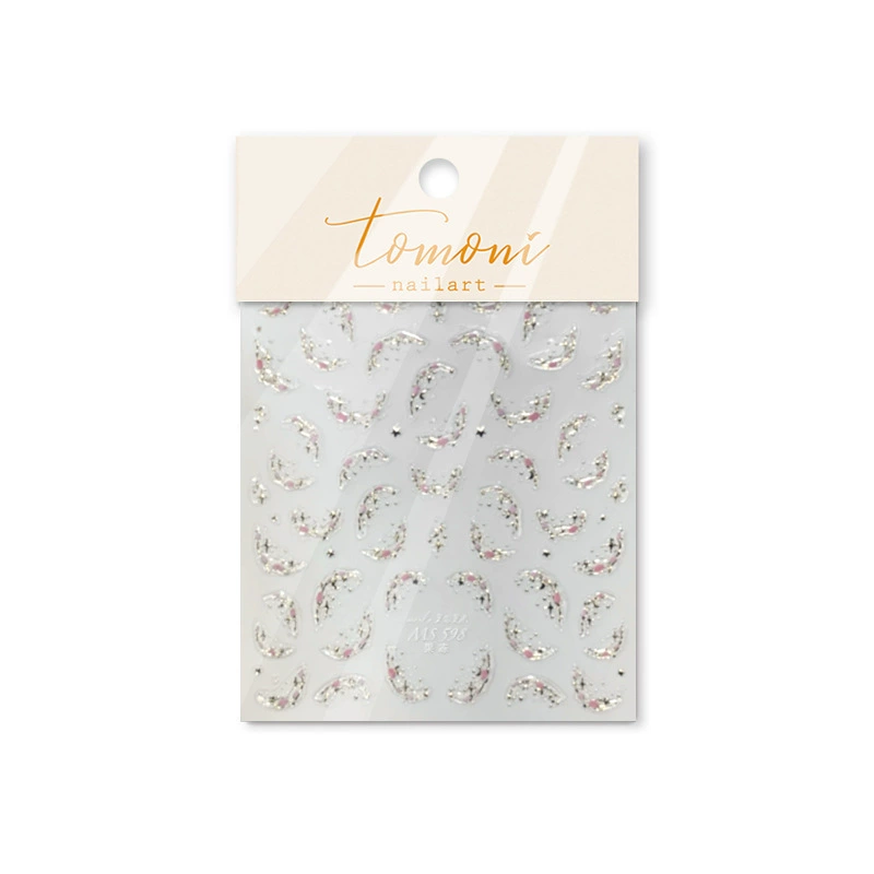 Tomoni Nail Sticker MS598 Jelly Gold