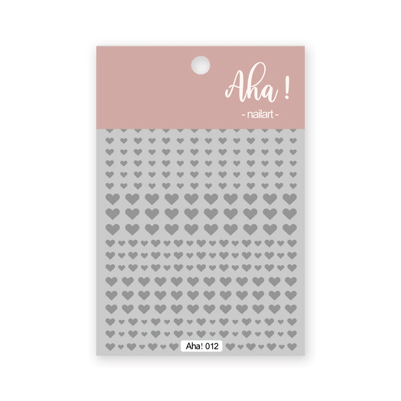Aha Nail Sticker 012 Silver