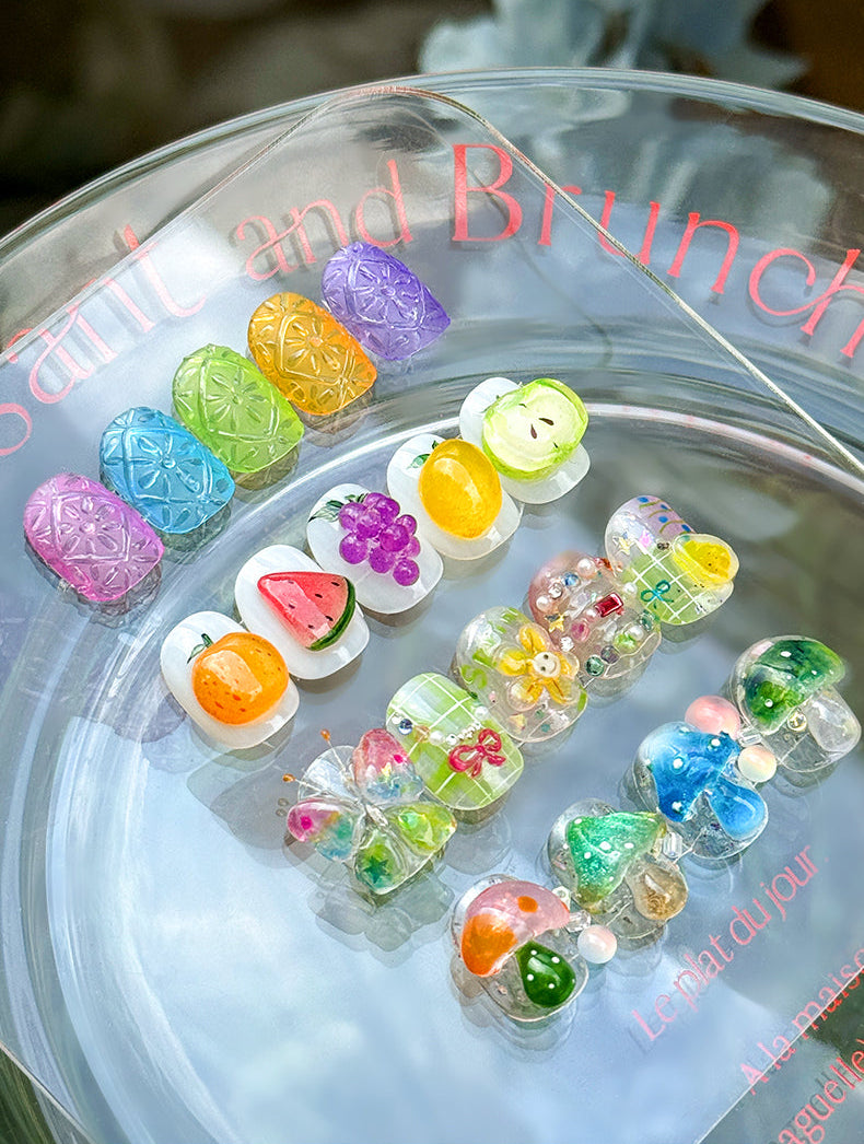 YOLLY Candy Stained Glass Gel Palett - 18 Colors