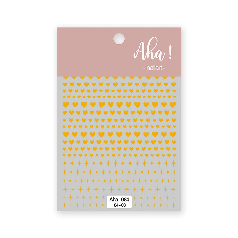 Autocollant pour ongles Aha 084-03 Doré