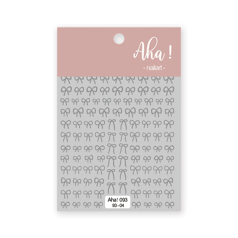 Autocollant pour ongles Aha 093-04 Argent