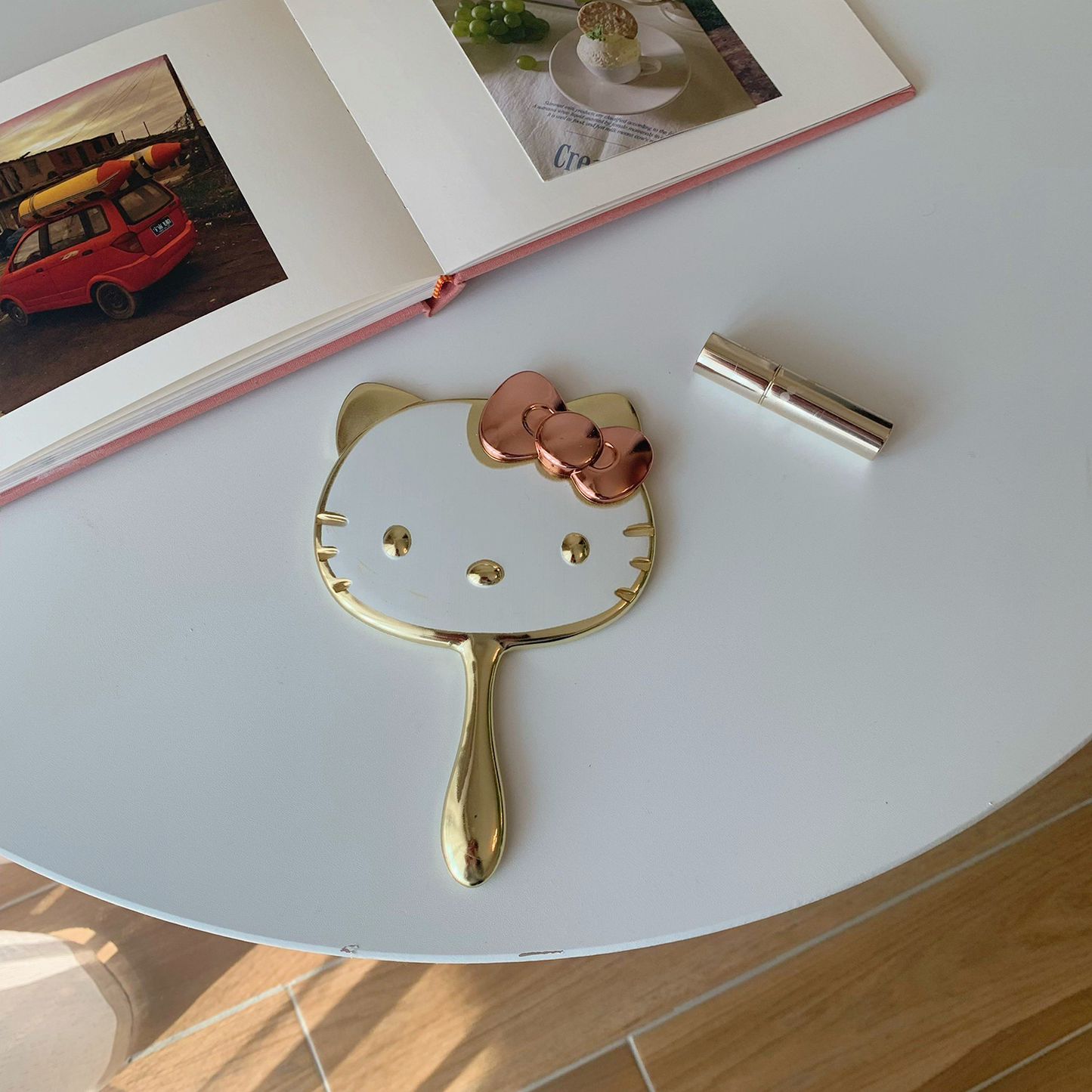 Cute Cat Handheld Mirror