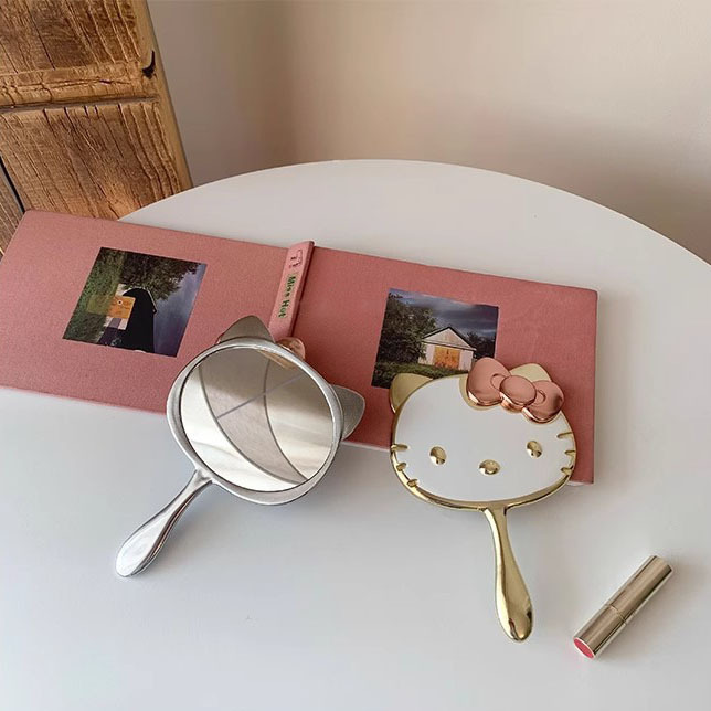 Cute Cat Handheld Mirror