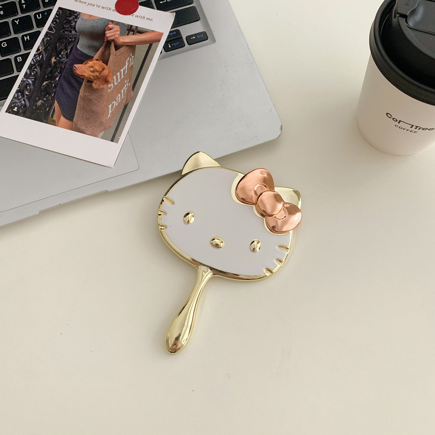 Cute Cat Handheld Mirror