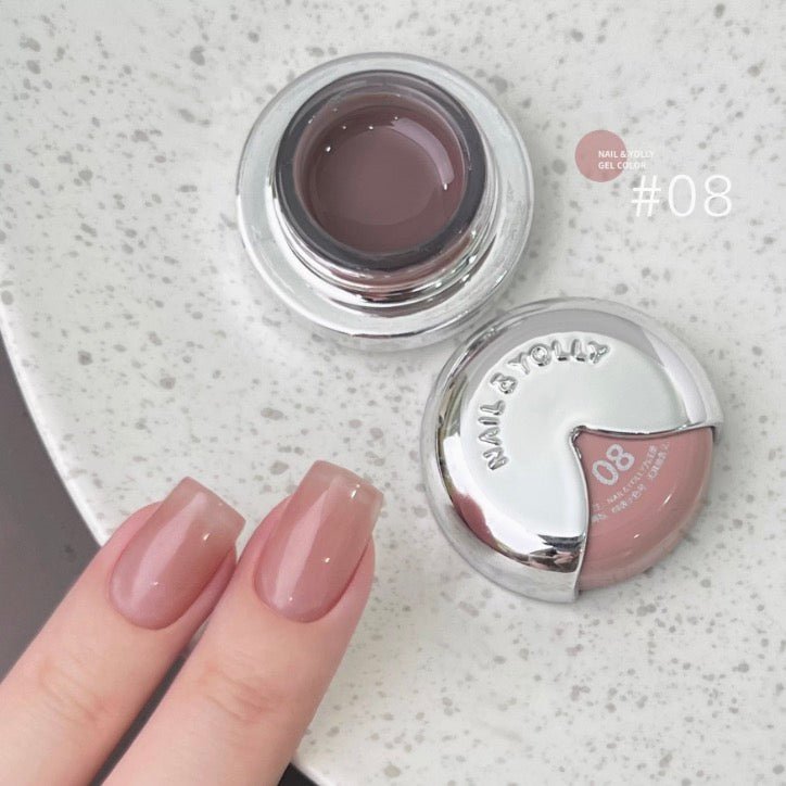 Nail & Yolly Little Baby Color Gel - Withered Rose Collection
