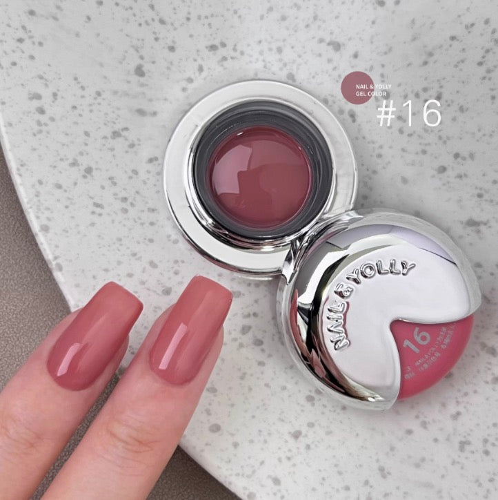 Nail & Yolly Little Baby Color Gel - Withered Rose Collection