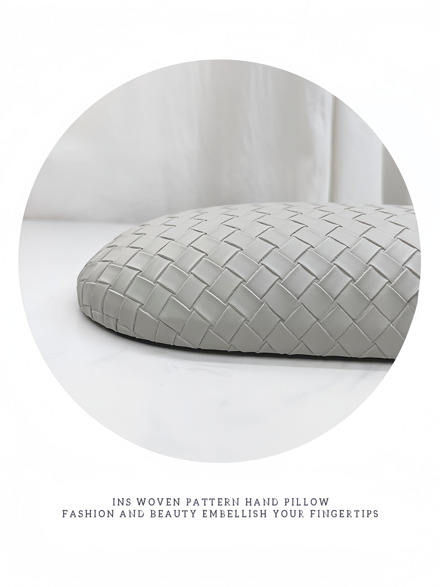 Woven Texture Armrest Pillow & Pad Set