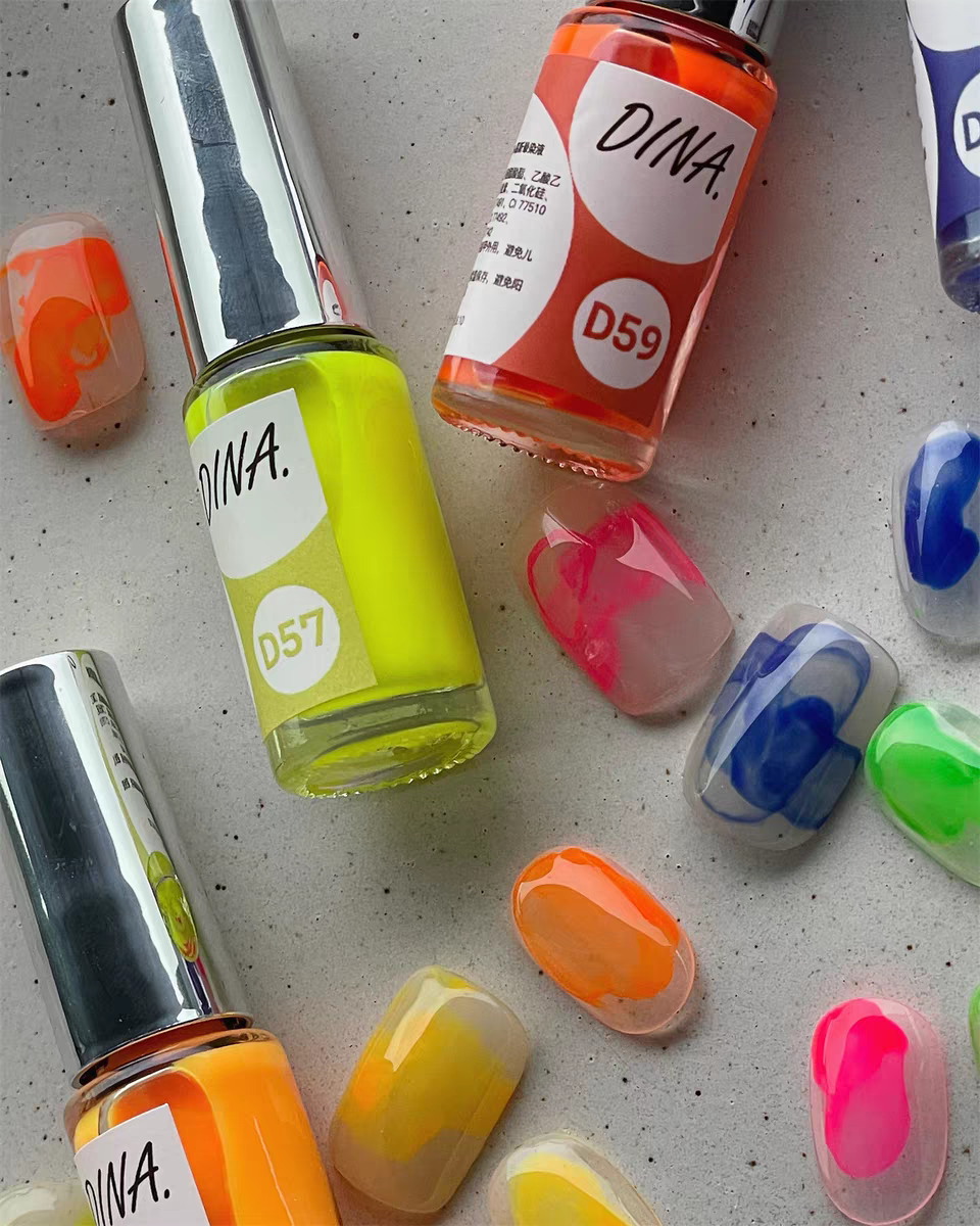 Dina Gel Mousse Blooming Ink Neon Series #57-62