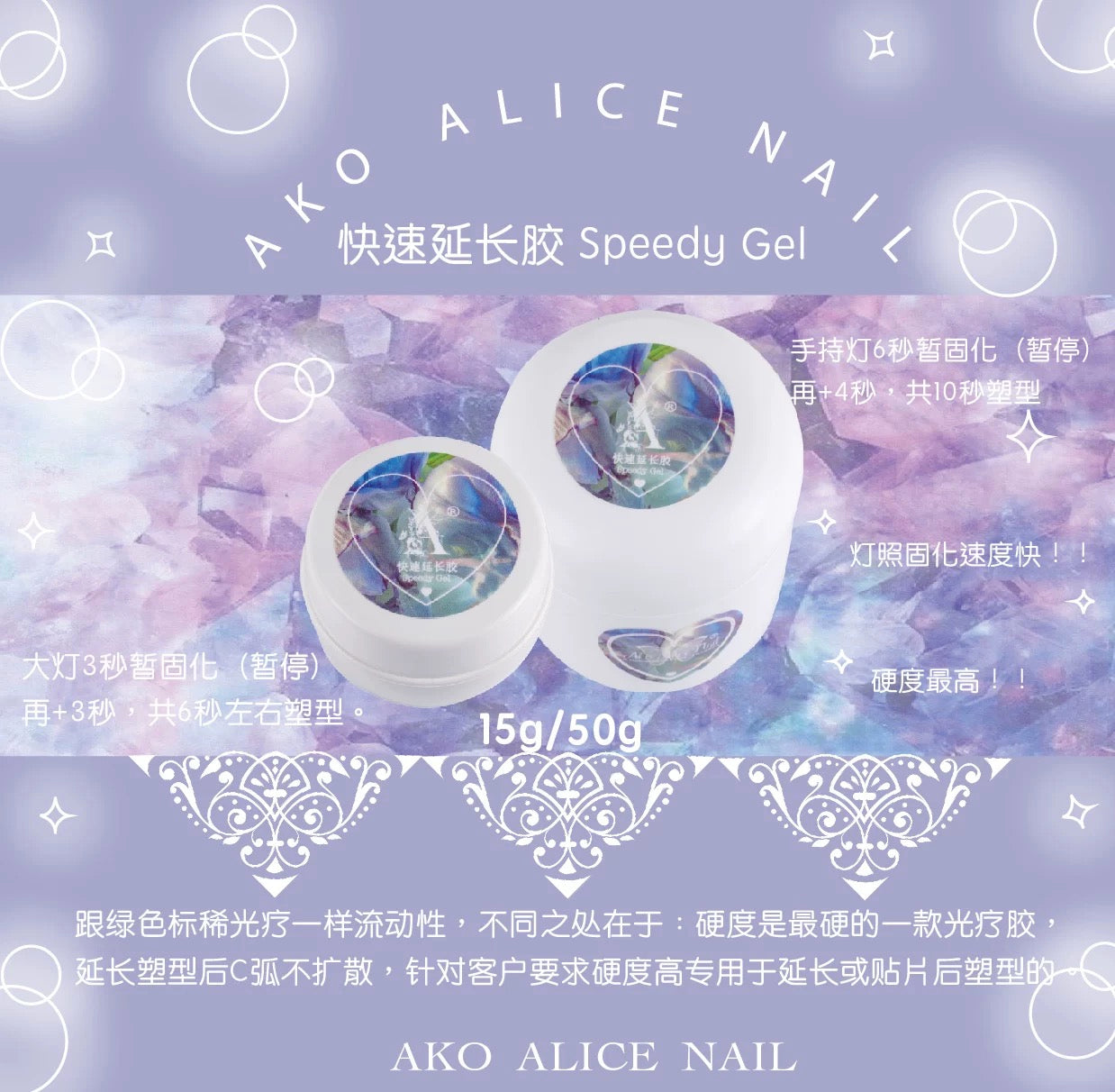 Ako Alice Speedy Extend Gel 快速延长胶