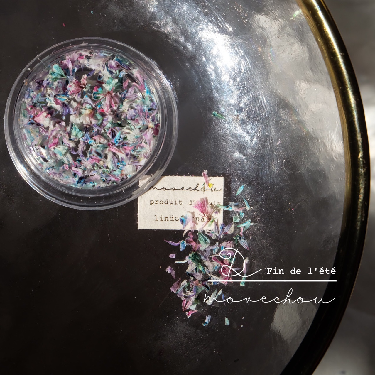 Colorful Mixed Dried Flower Nail Decorations