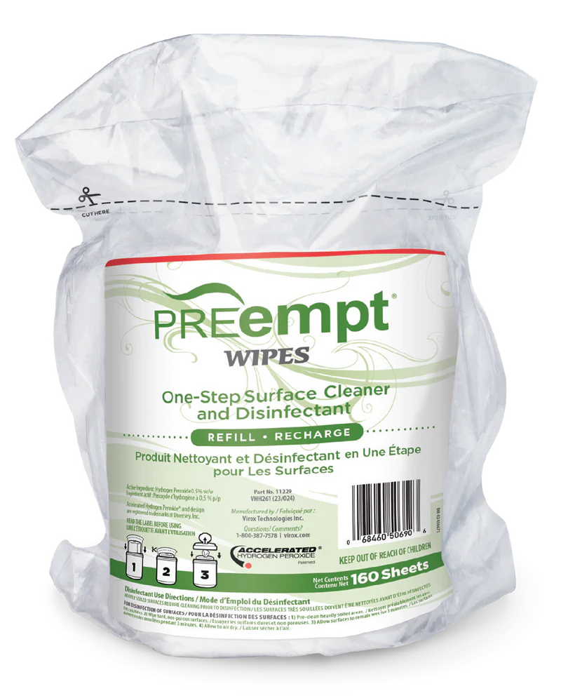 PREempt RTU Surface Disinfectant Wipes Refill