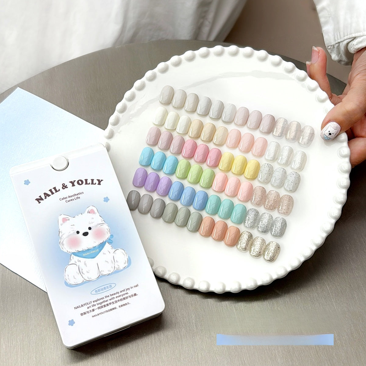 Yolly Milky Kitty & Puppy Sheer Color Gel Palette – 24 Colors