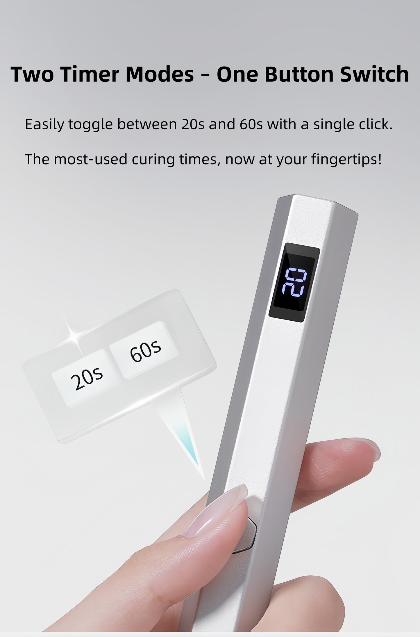 Handheld Portable Nail Lamp with Stand
