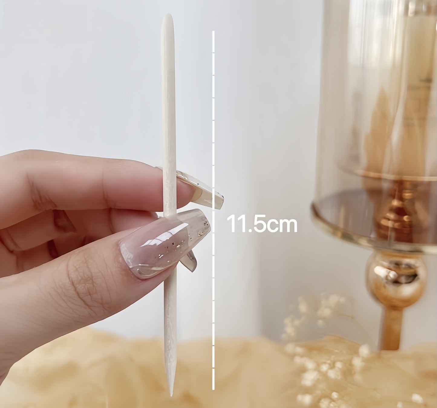 Bâtonnet en bois pour nail art