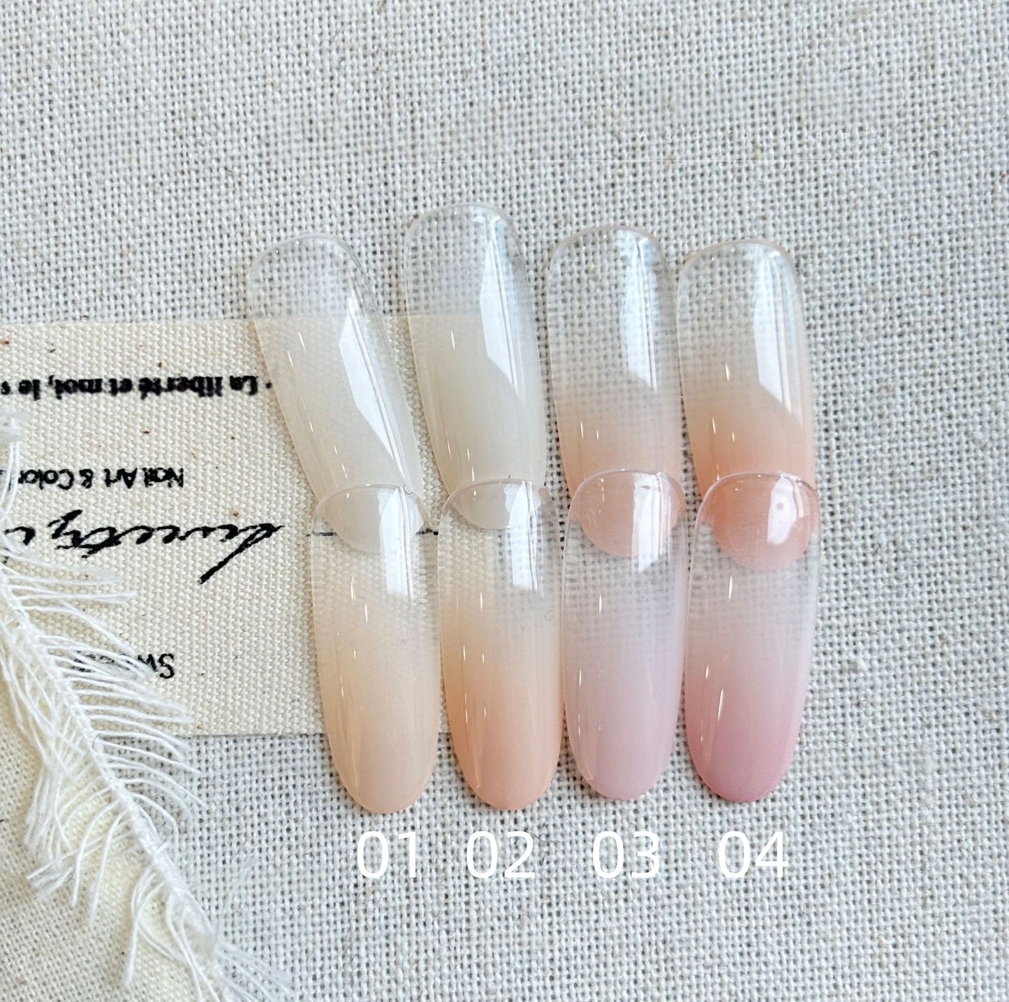 QIingyou High Pigment Ombre Pating Gel Palette – Nude Concealer Series (4 Colors)