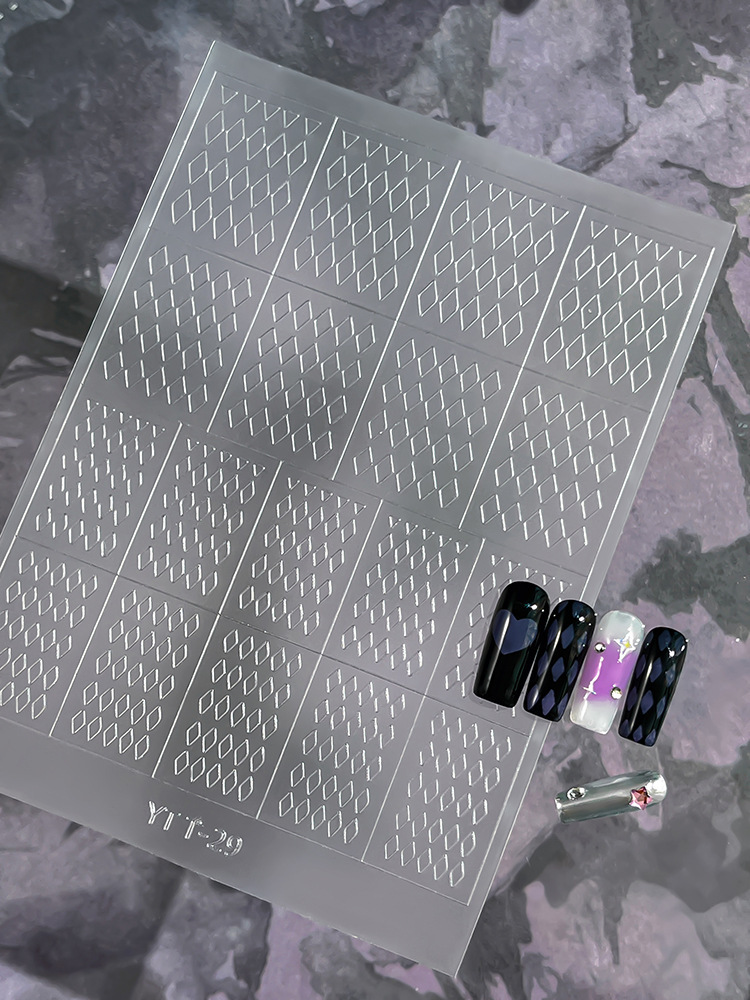 Diamond Pattern Airbrush Sticker YTT-29