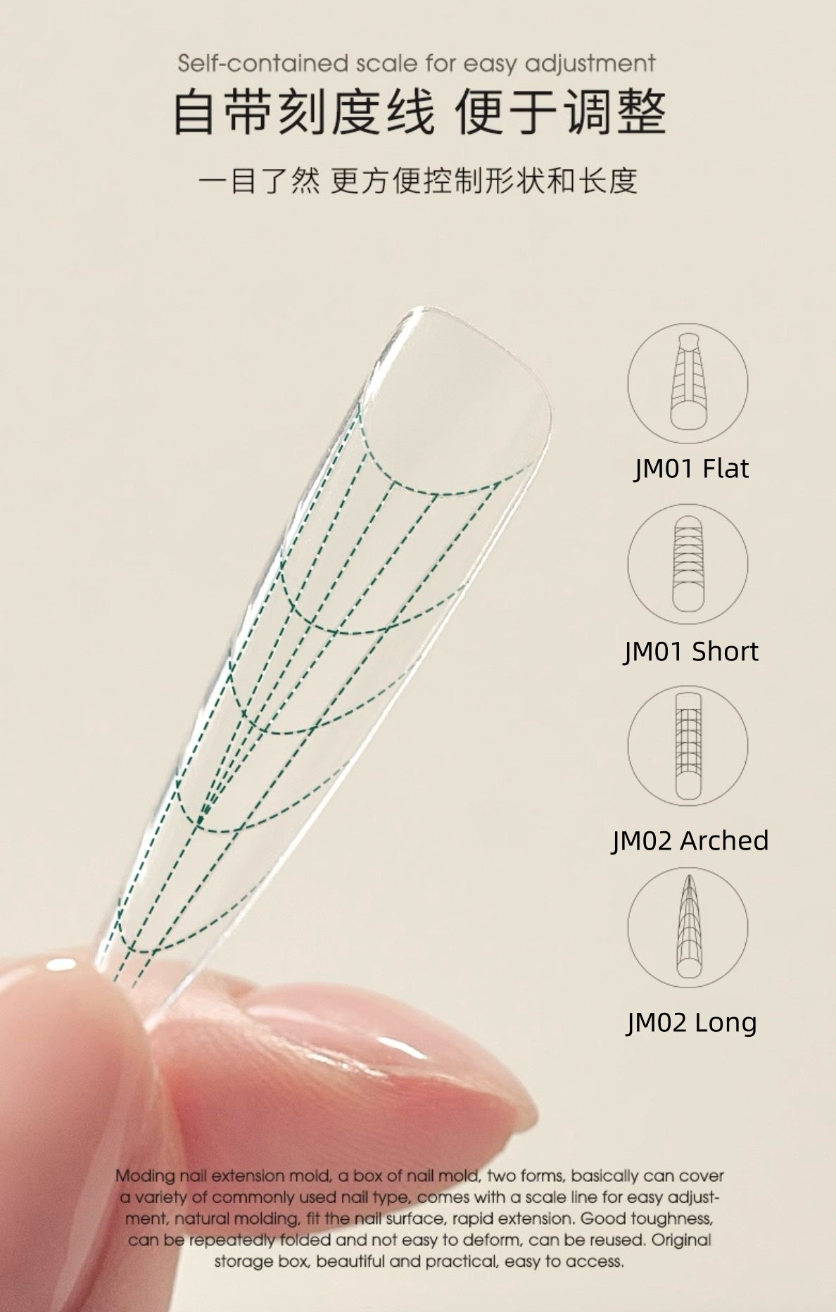Moding Extension Nail Mold
