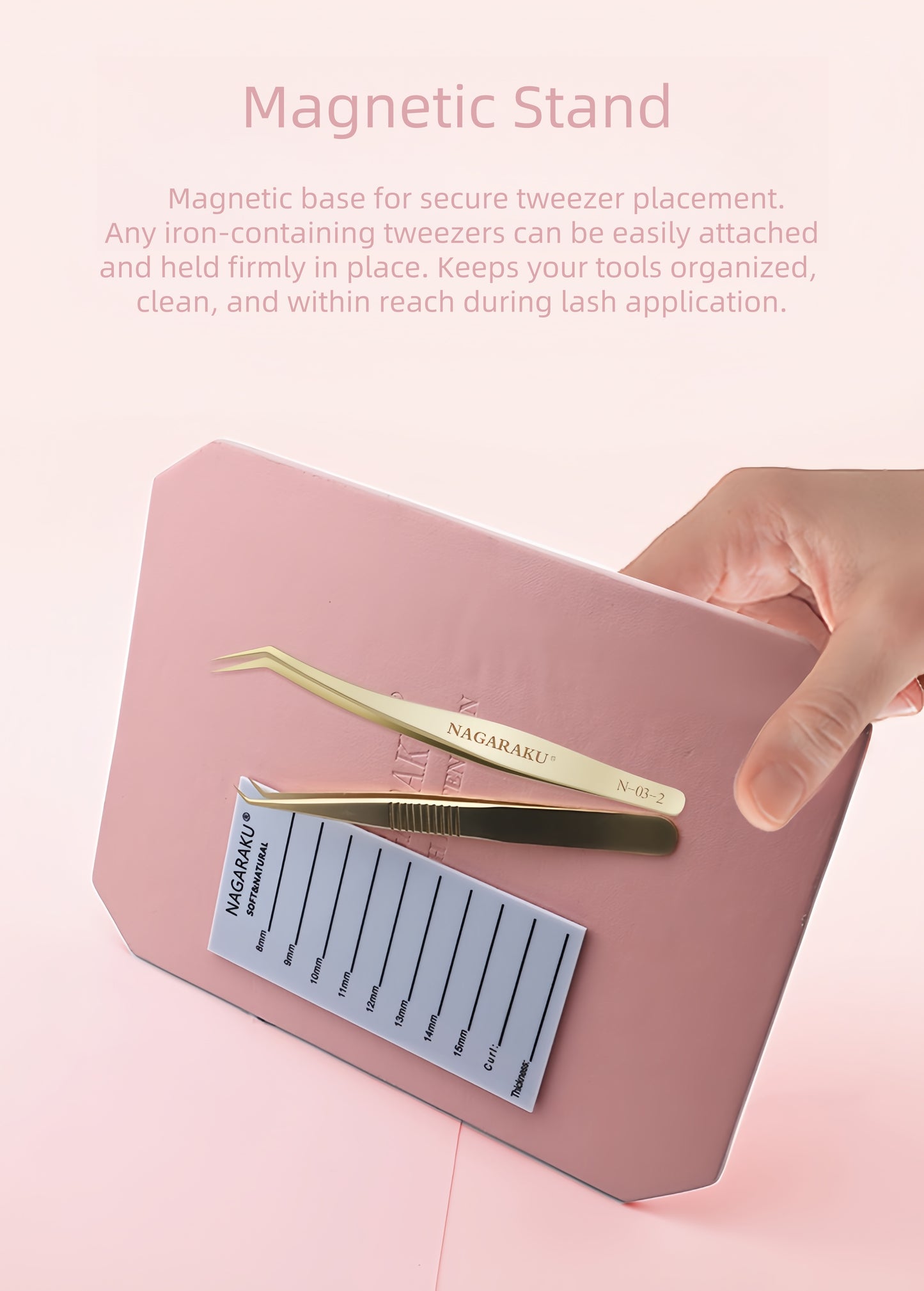 Eyelash Extension Tweezers Magnetic Stand