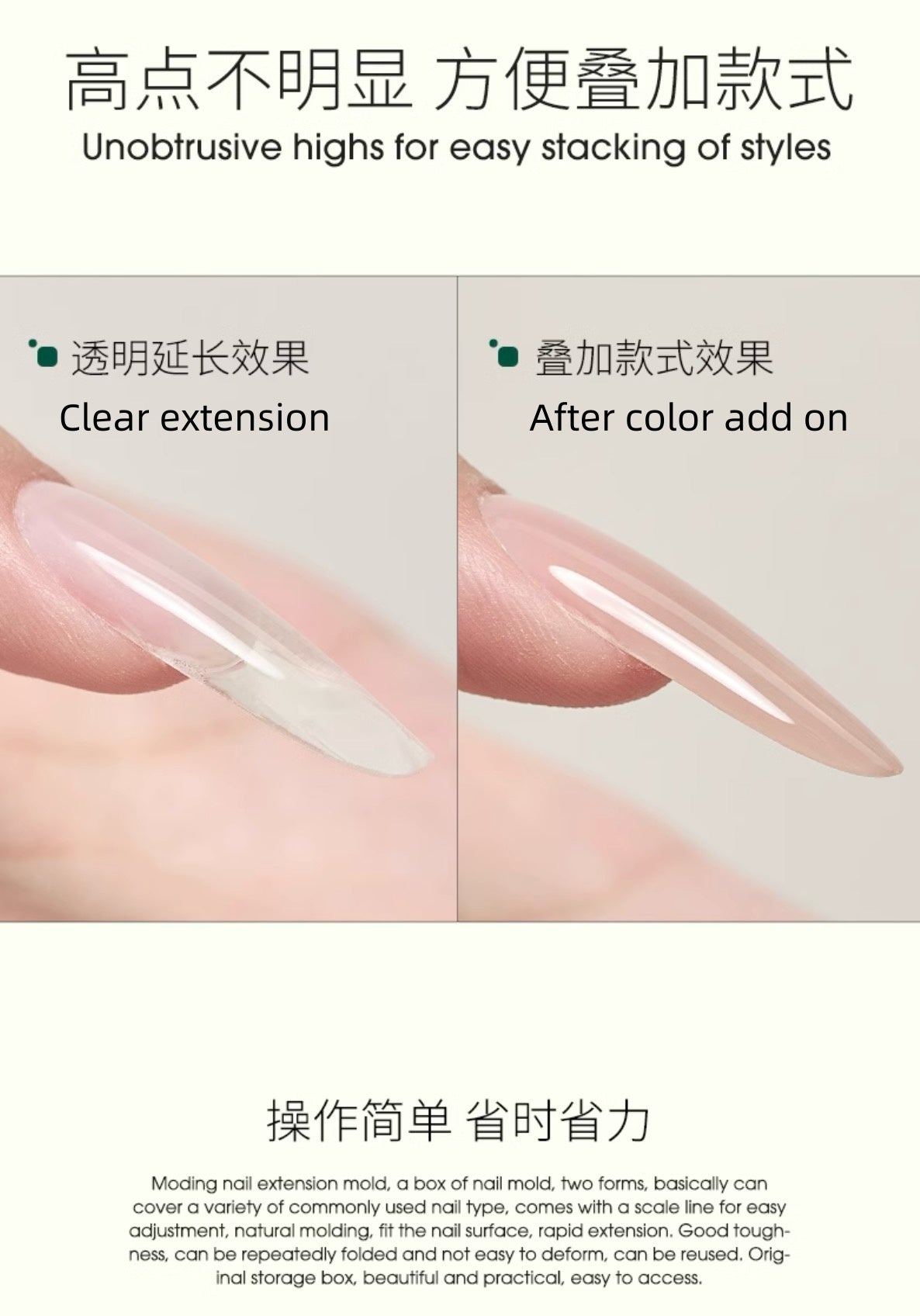 Moding Extension Nail Mold