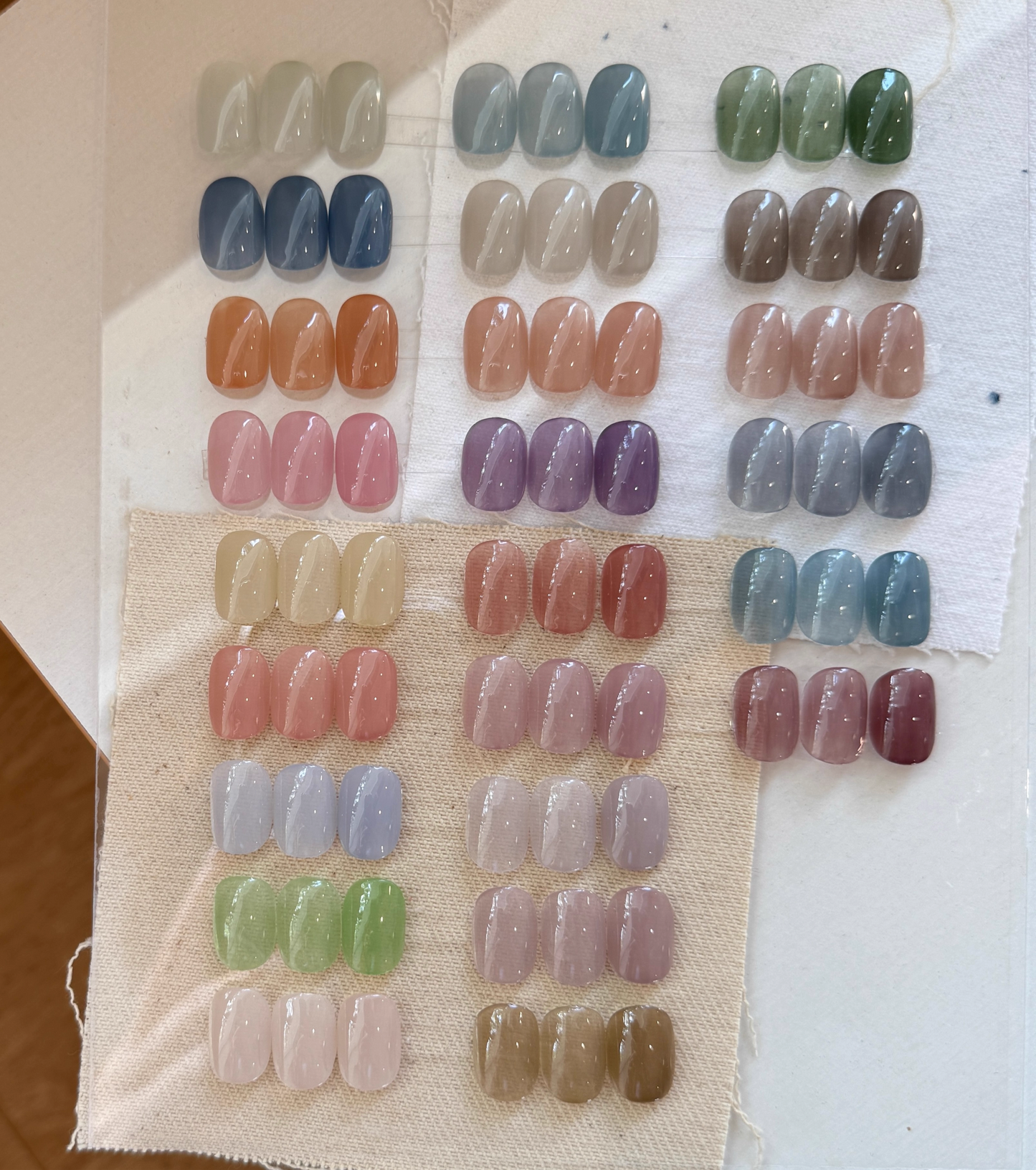 N GEL 2025 Spring Pudding Gel – 24 Sheer Smooth Blendable Shades 2.5g