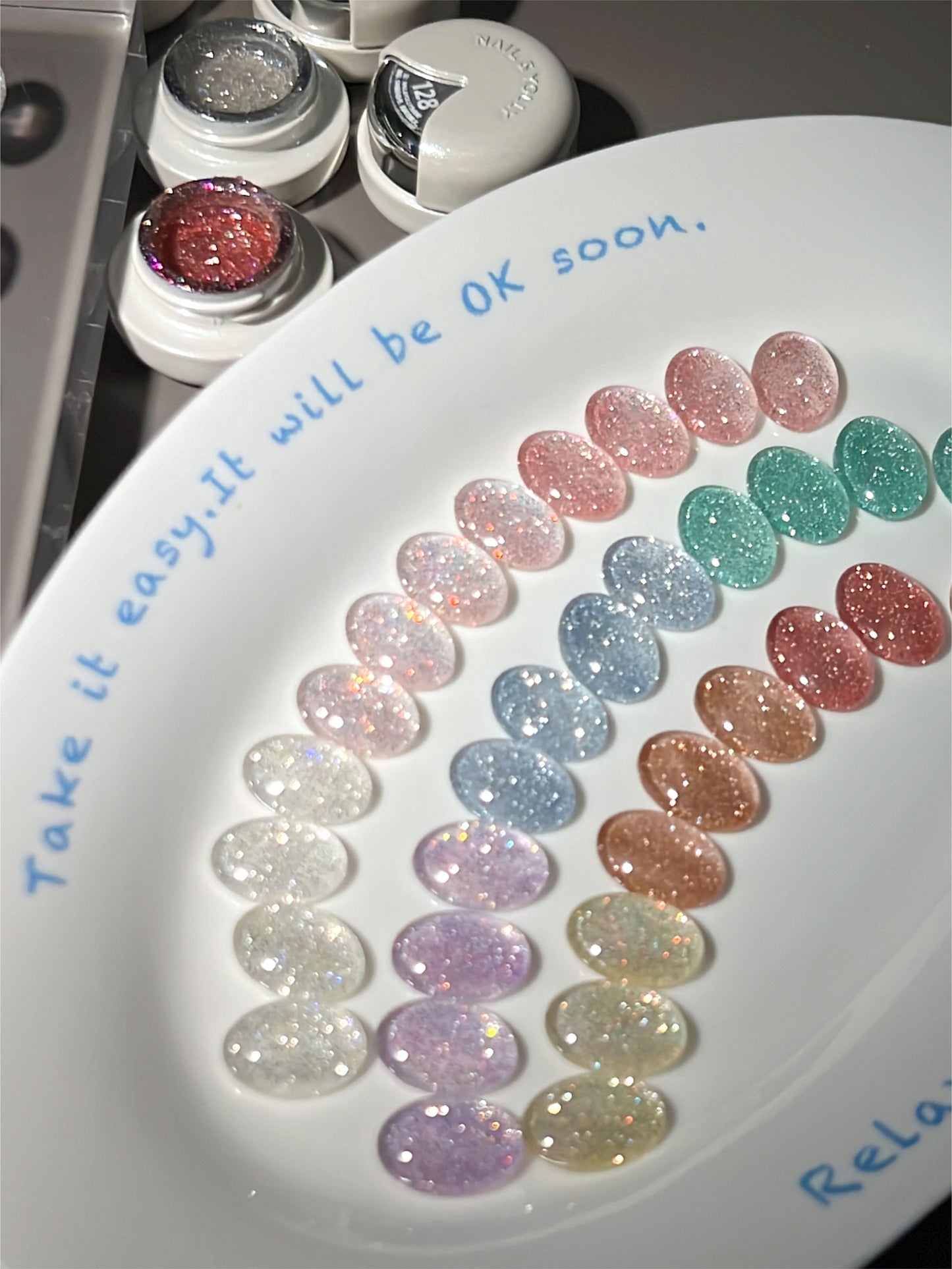 Nail & Yolly Linglong Luminous Diamond Shattered Gel