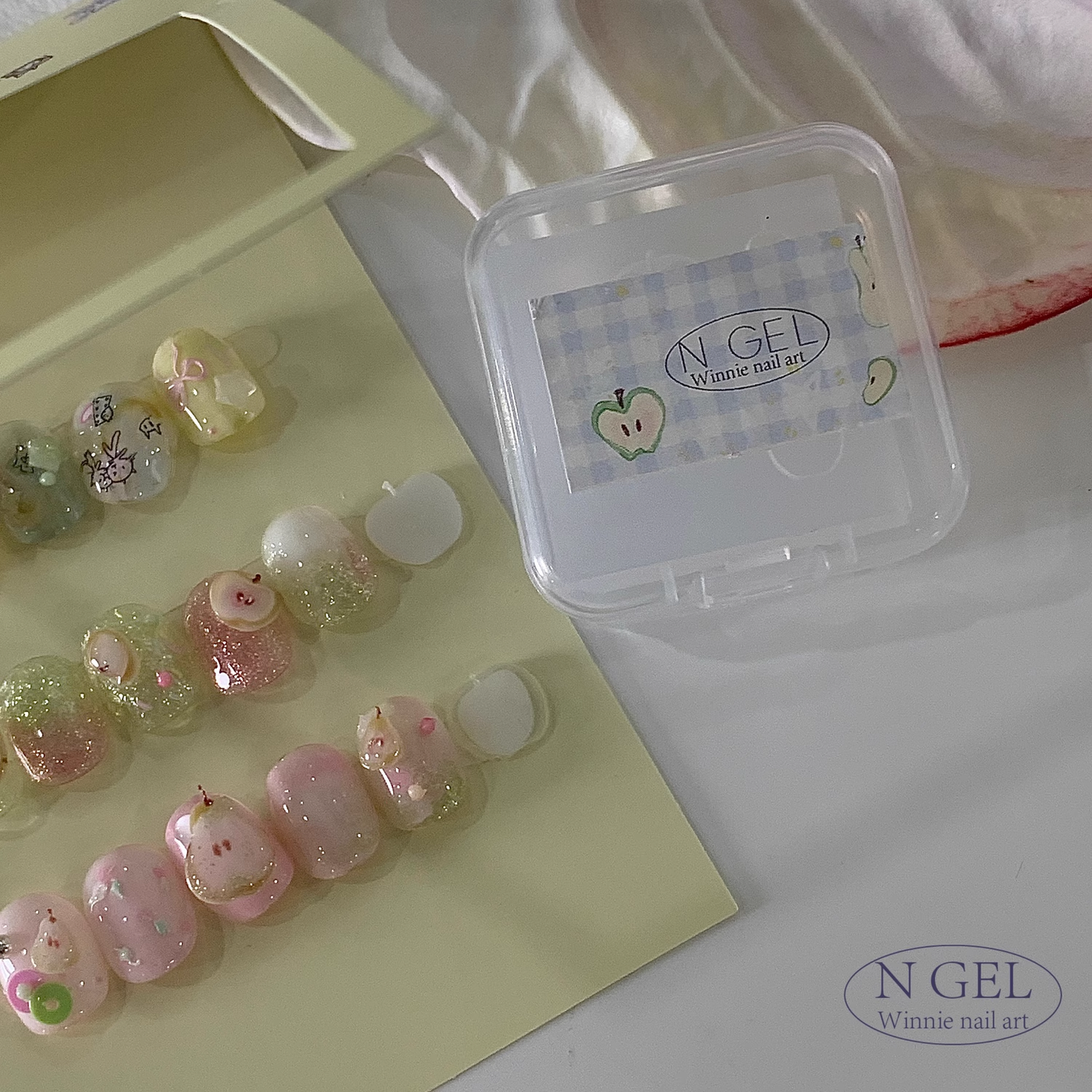 N GEL Nail Mold – Fruit Basket Silicone Mold for 3D Nail Art