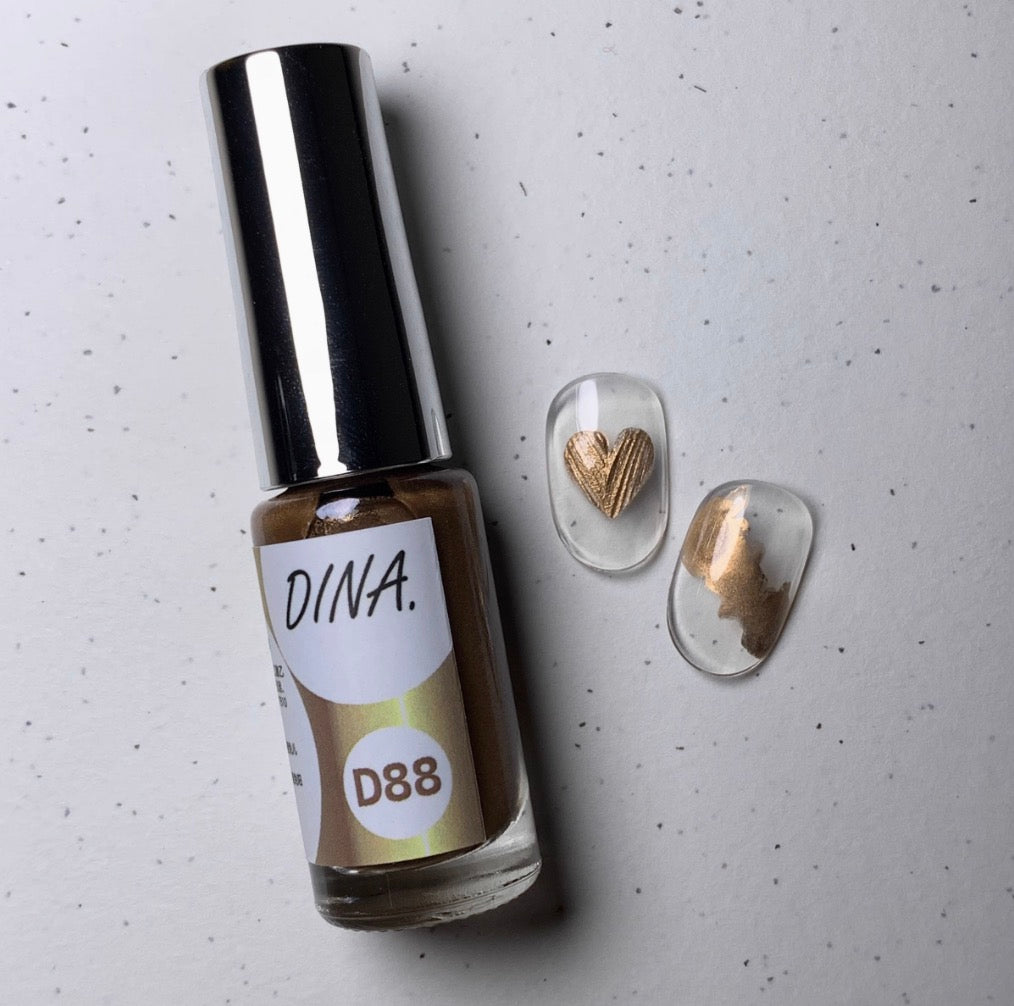 Dina Gel Mousse Blooming Ink Magic Mirror Gold Series #88-92