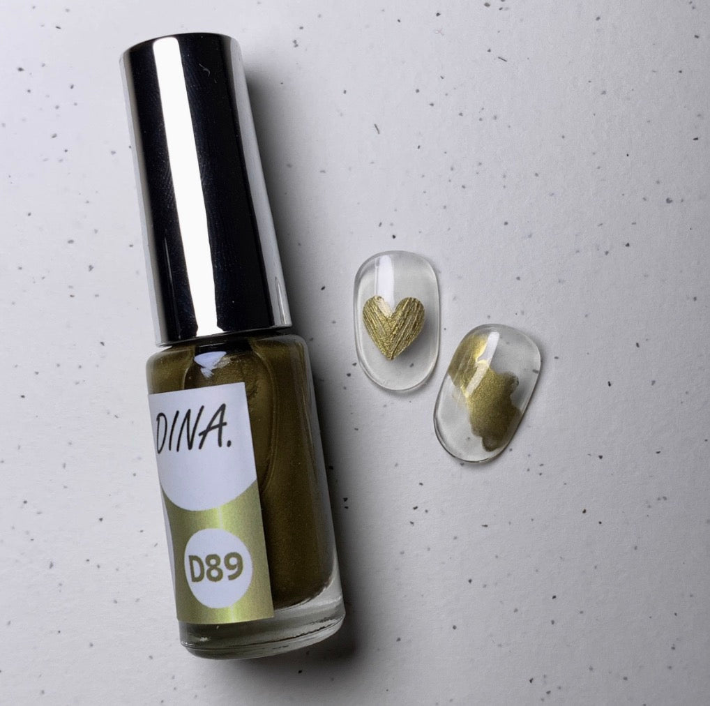 Dina Gel Mousse Blooming Ink Magic Mirror Gold Series #88-92