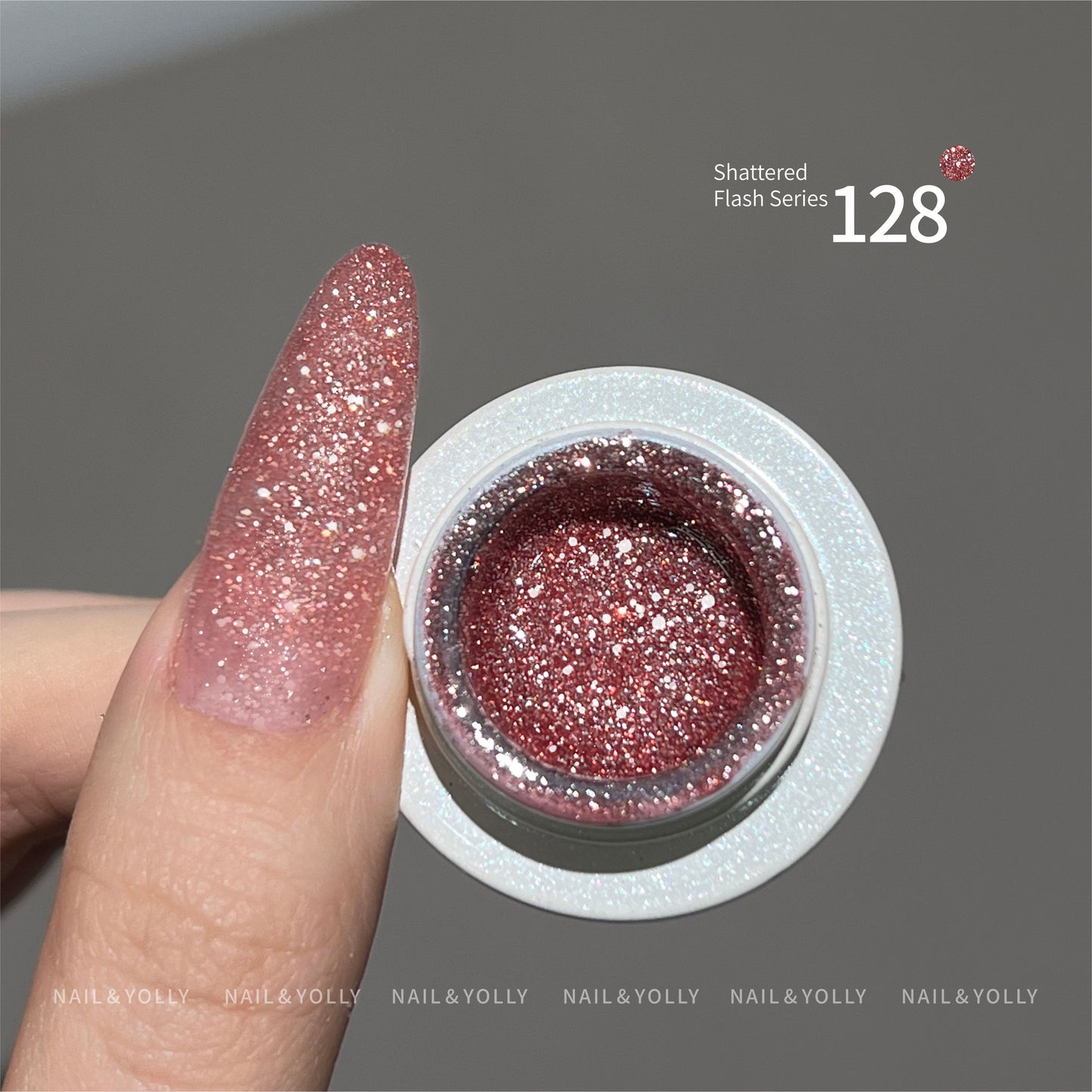 Nail & Yolly Linglong Luminous Diamond Shattered Gel