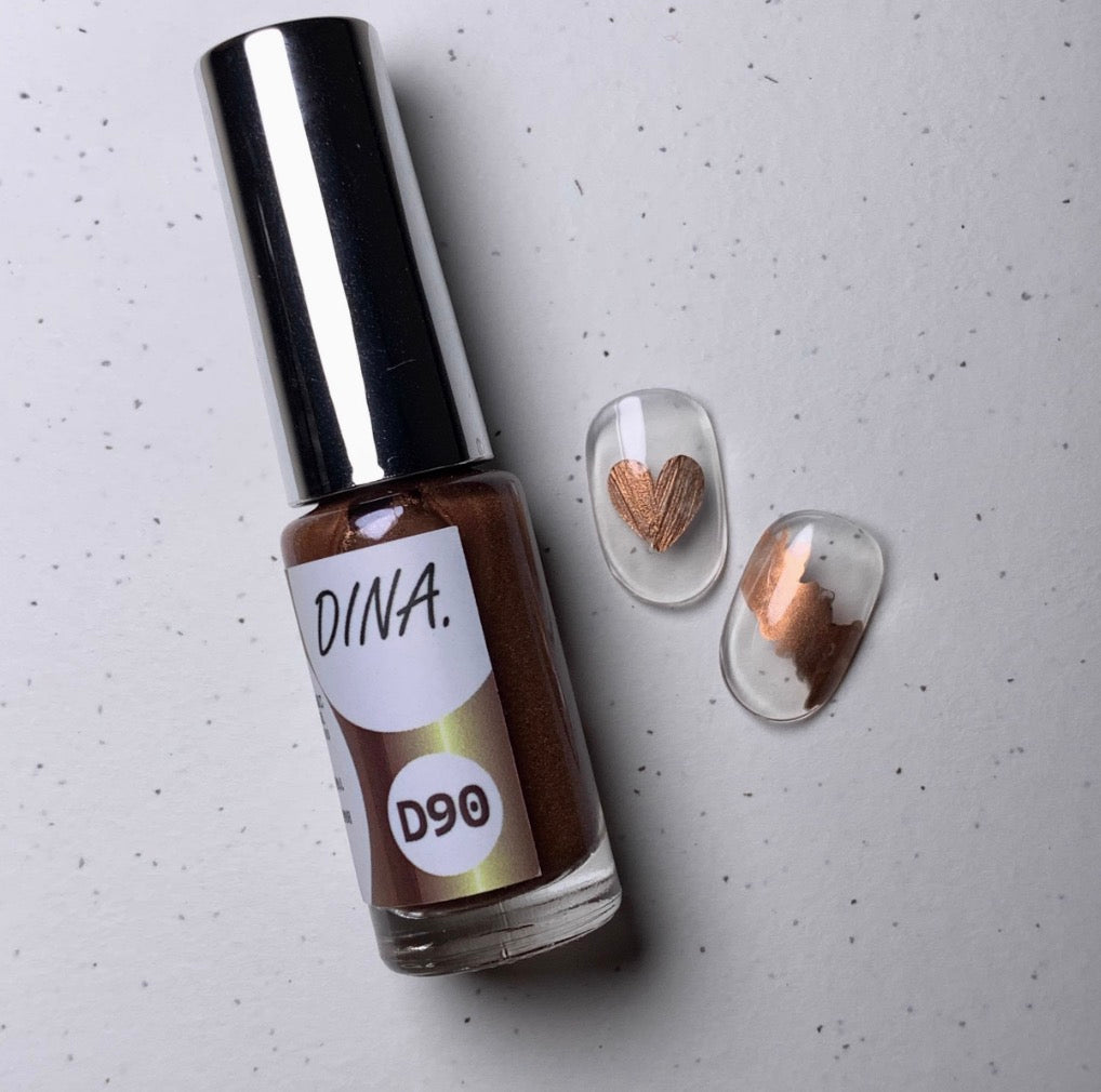 Dina Gel Mousse Blooming Ink Magic Mirror Gold Series #88-92