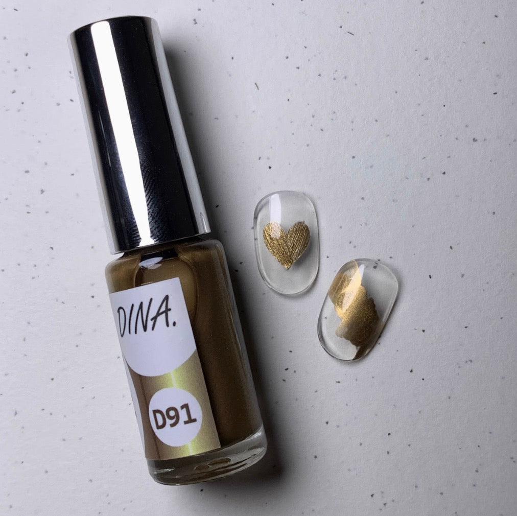 Dina Gel Mousse Blooming Ink Magic Mirror Gold Series #88-92