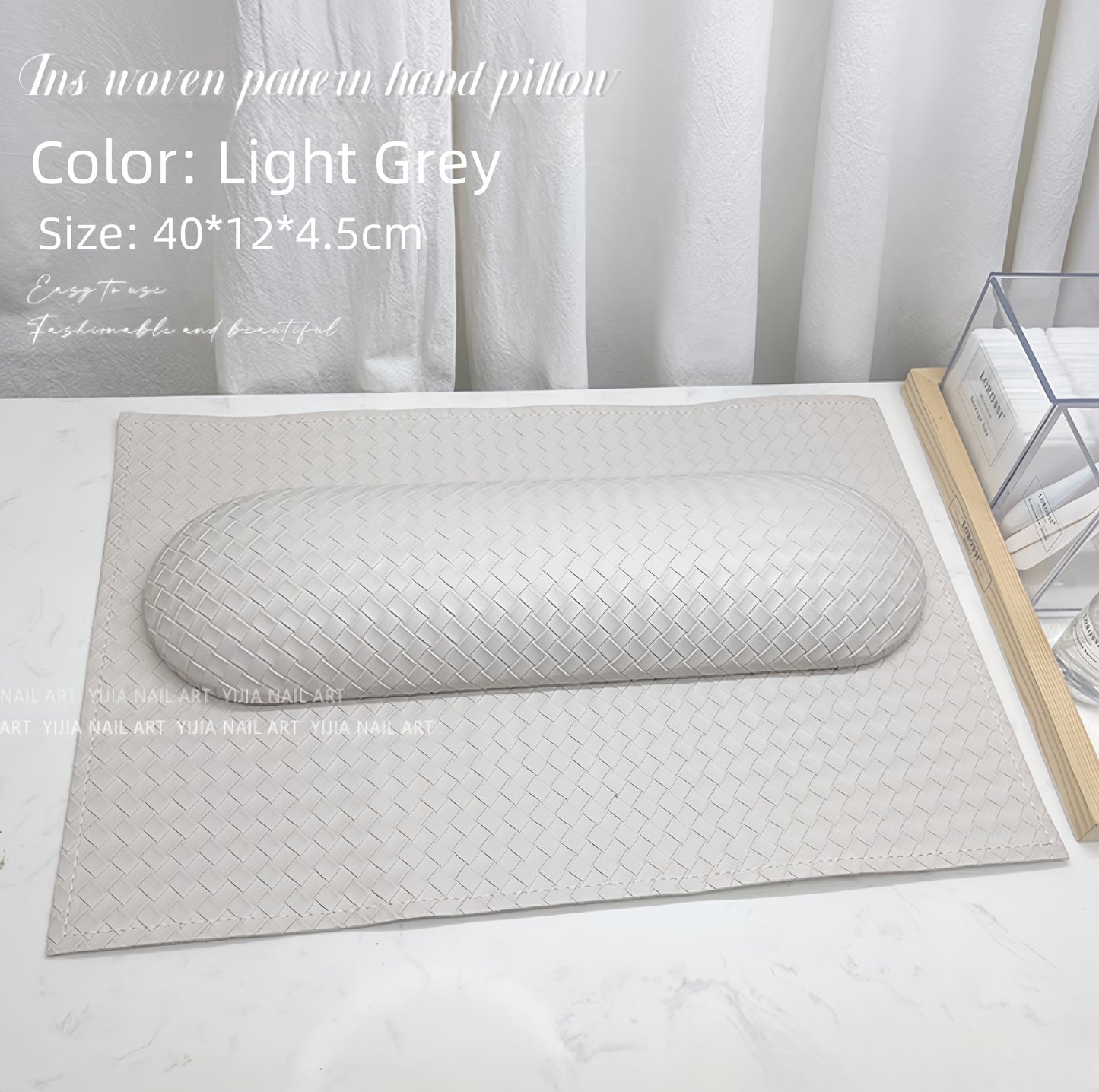 Woven Texture Armrest Pillow & Pad Set
