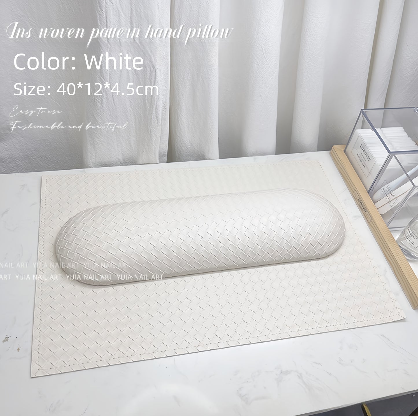 Woven Texture Armrest Pillow & Pad Set