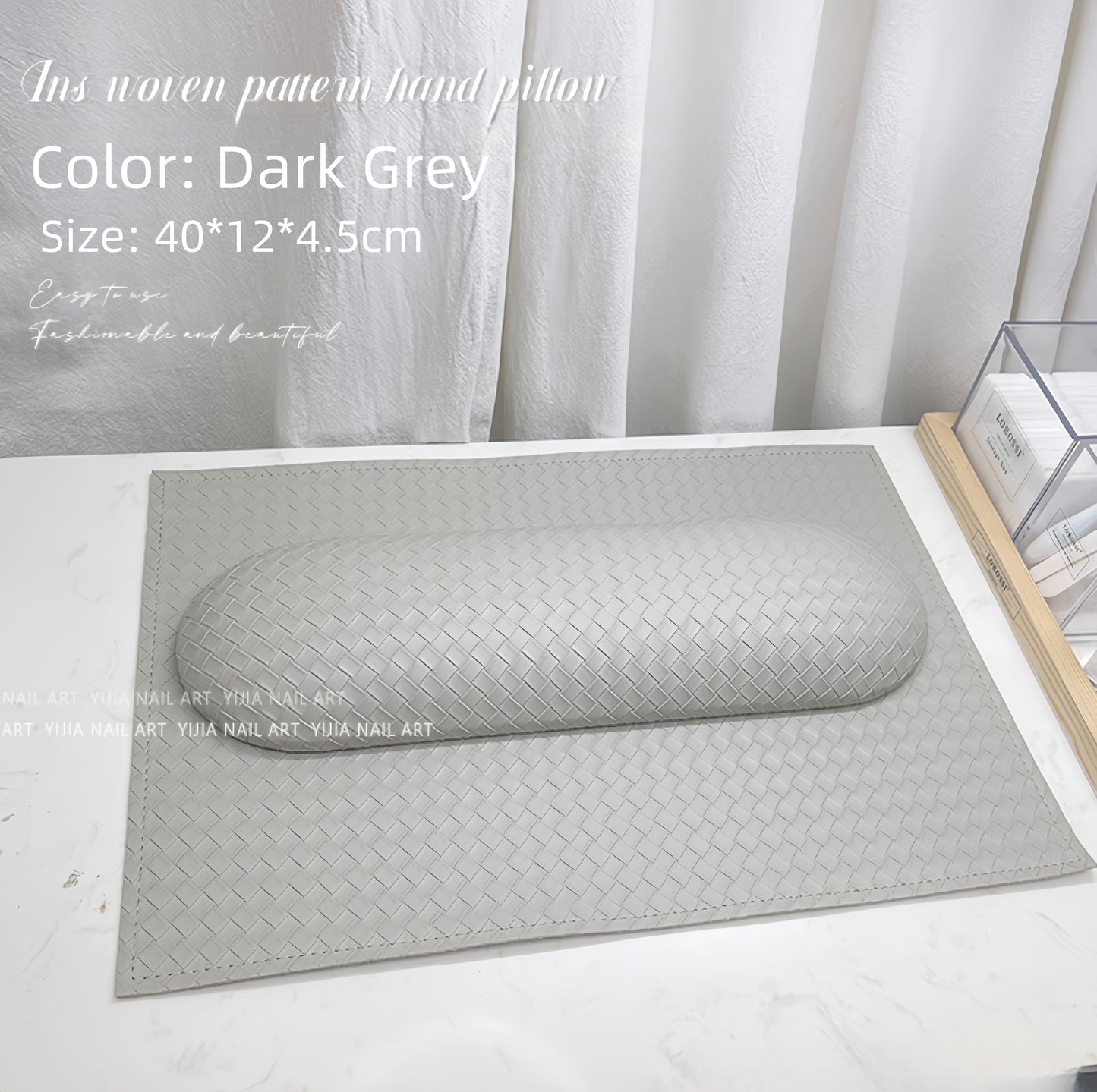 Woven Texture Armrest Pillow & Pad Set