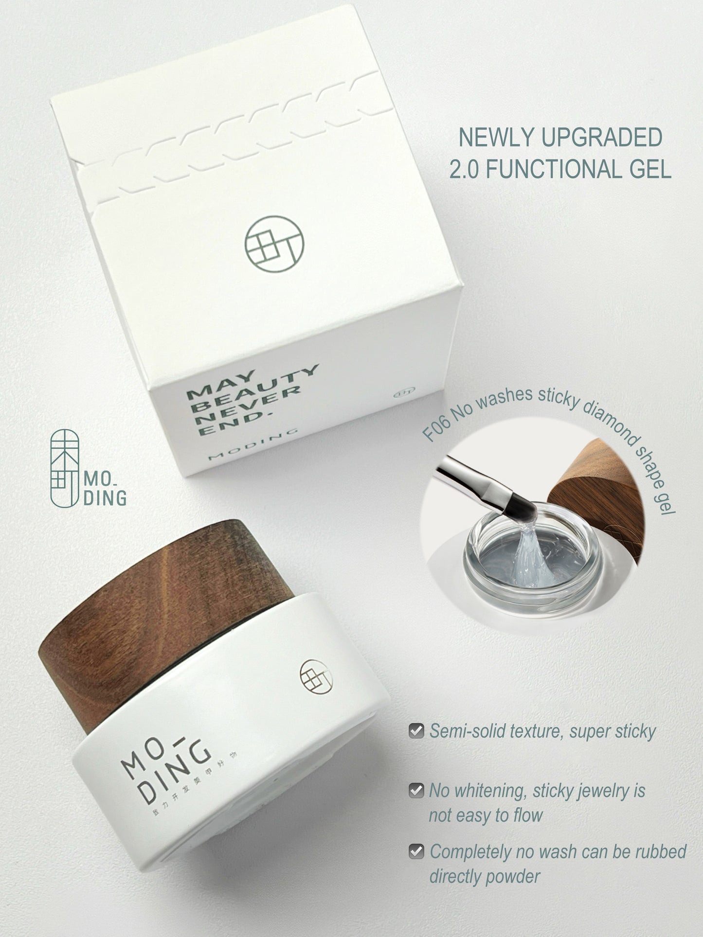 Moding F06 Non-wipe Diamond Styling Gel
