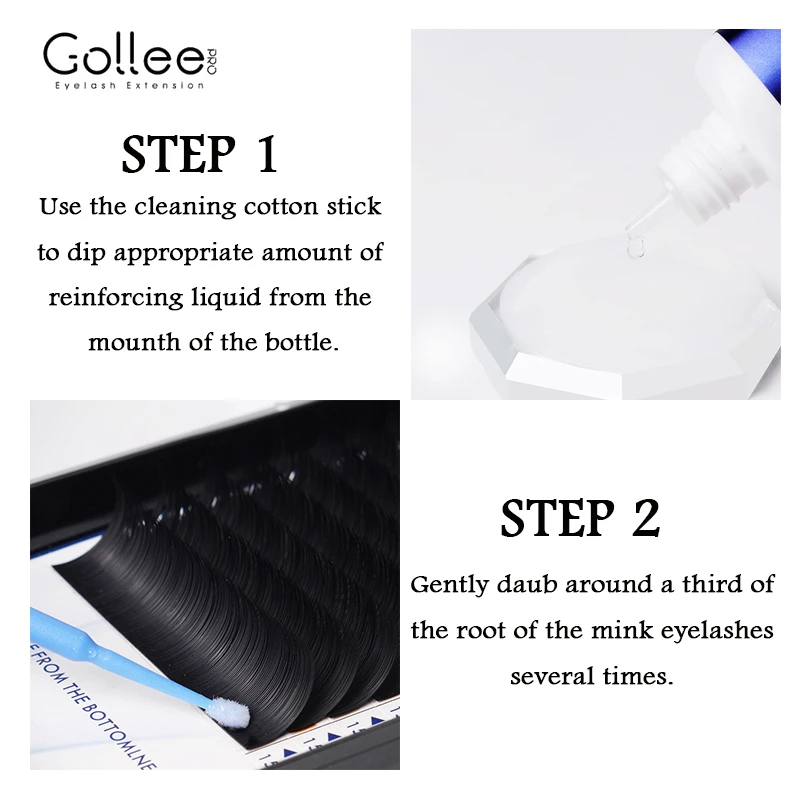 Base d'extension de cils Gollee