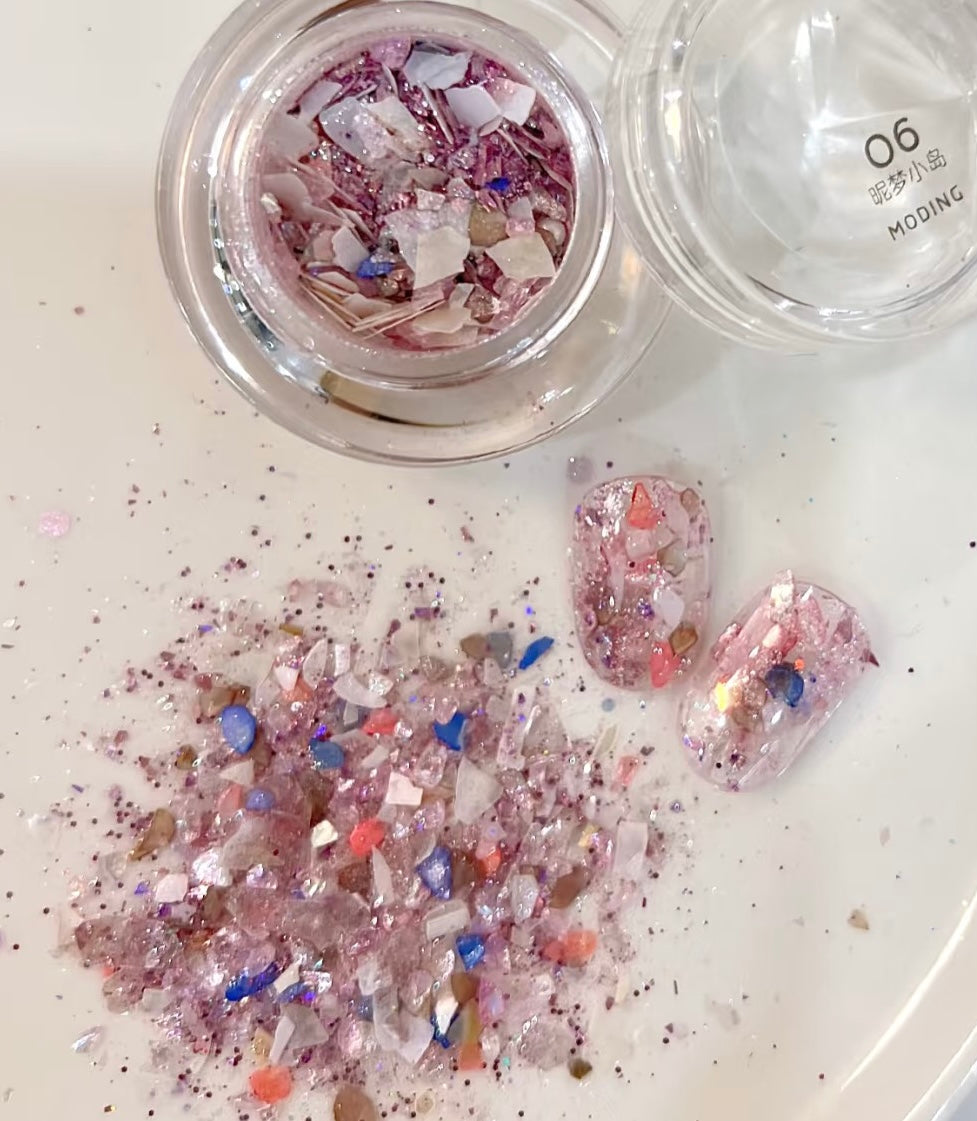 Moding Dreamy Island Nail Decorations