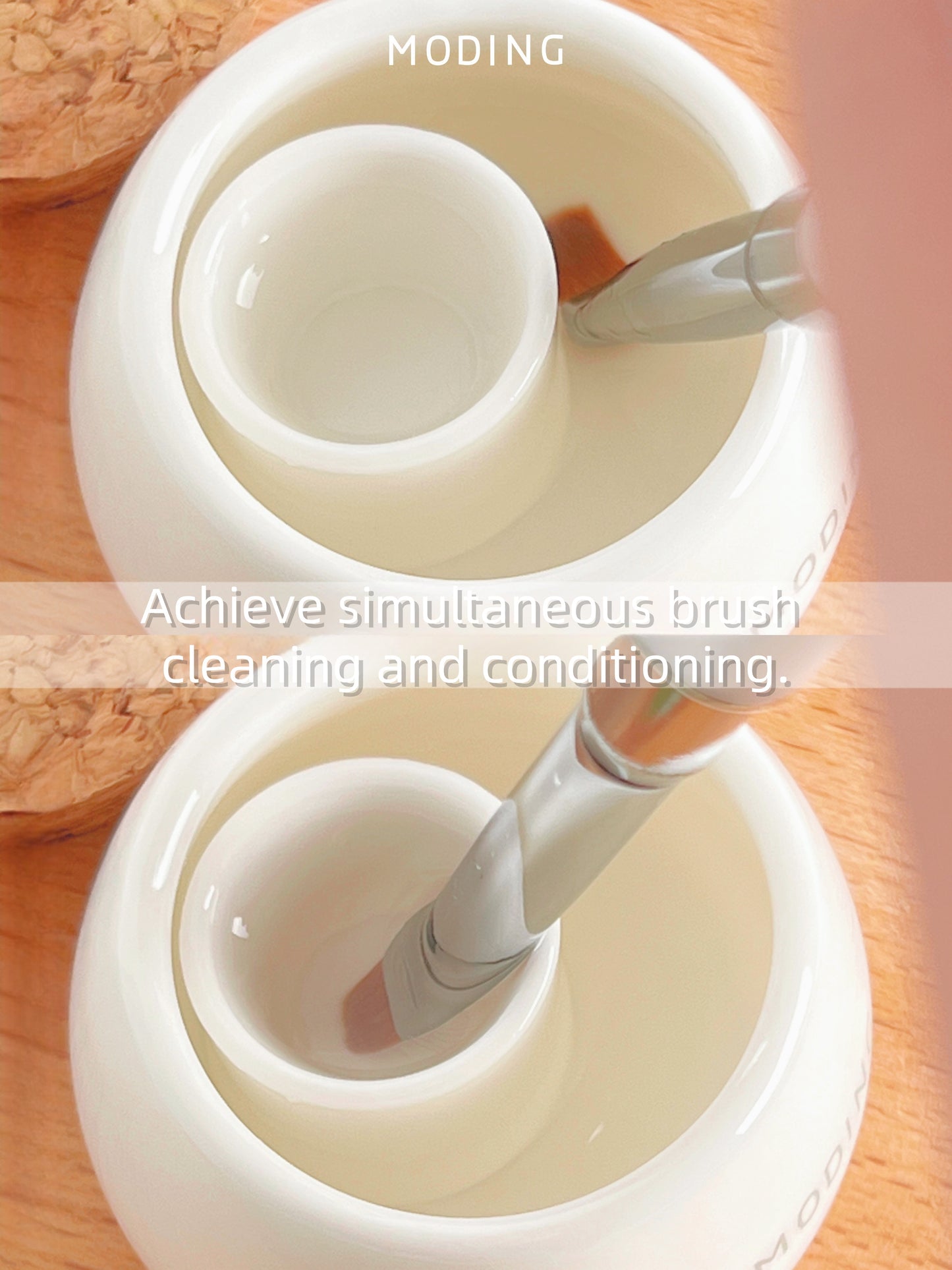 Moding Nail Brush Washing Cup