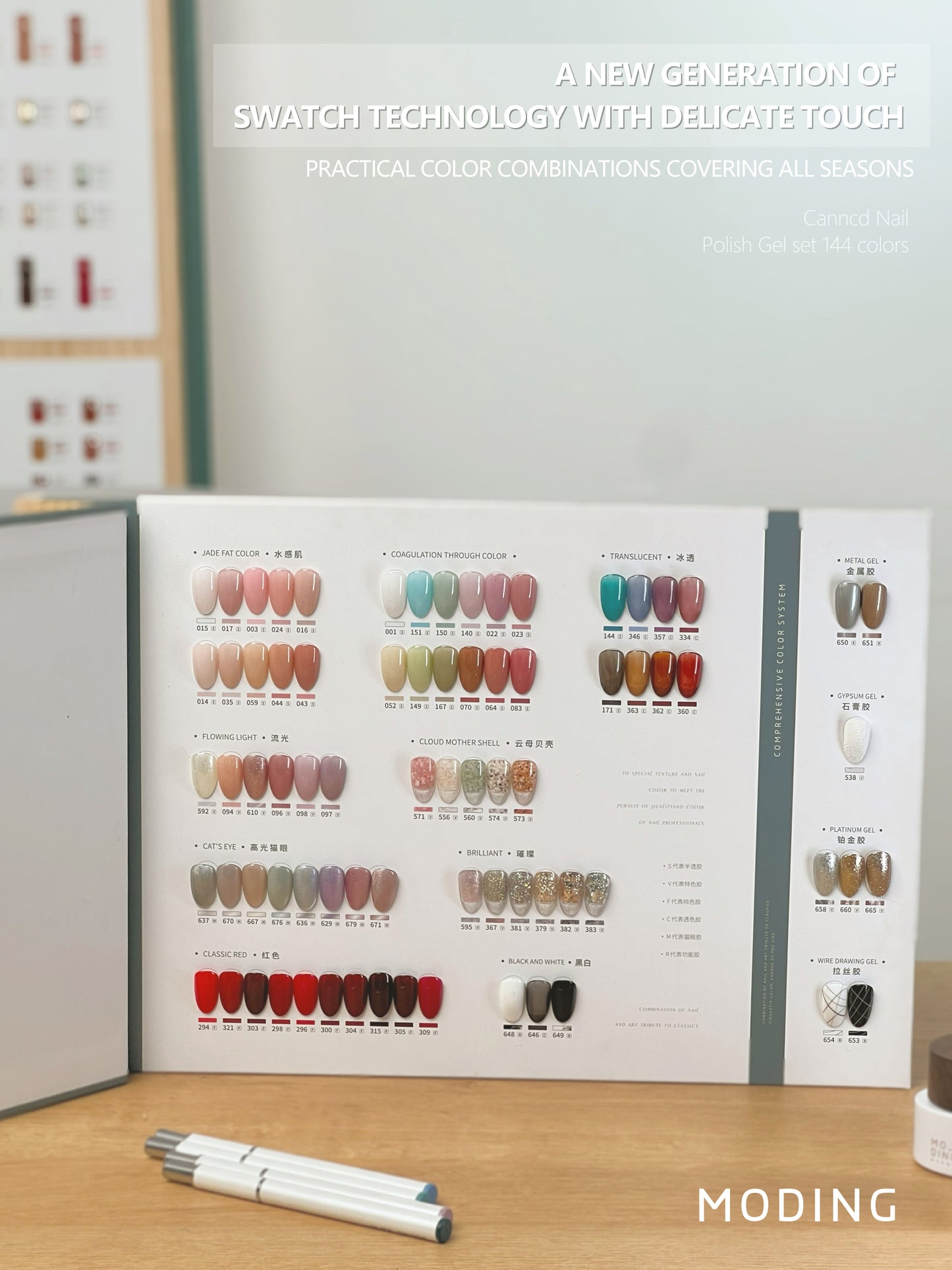 Moding 144 Series Color Gel Whole Set