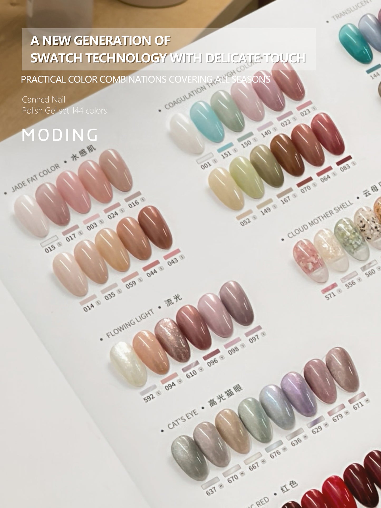 Moding 144 Series Color Gel Whole Set