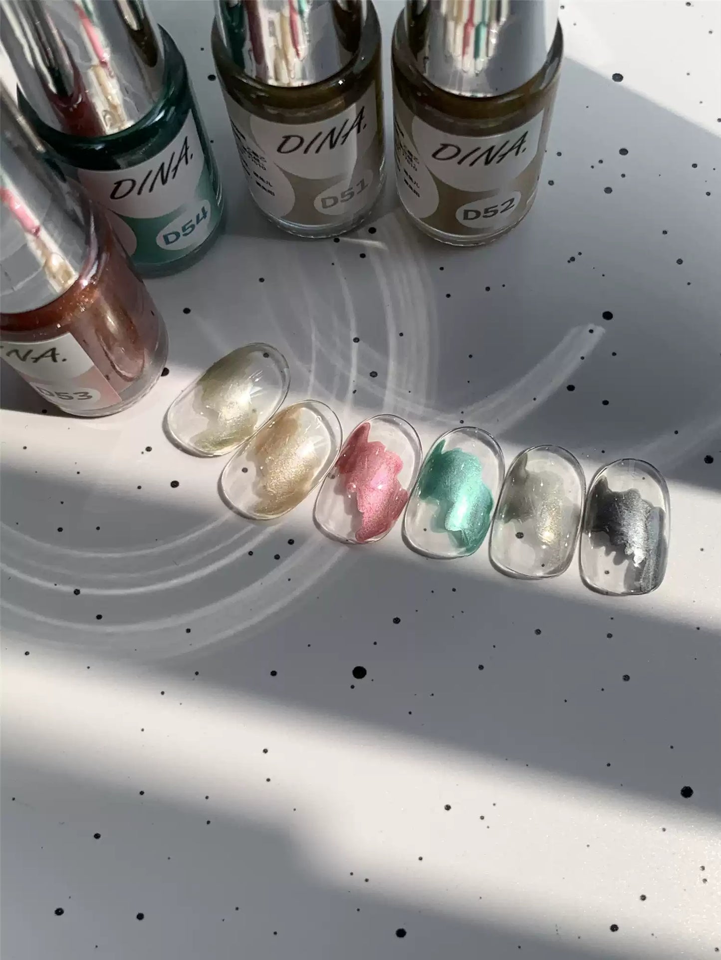 Dina Gel Mousse Blooming Ink Flow Light Series #51-56