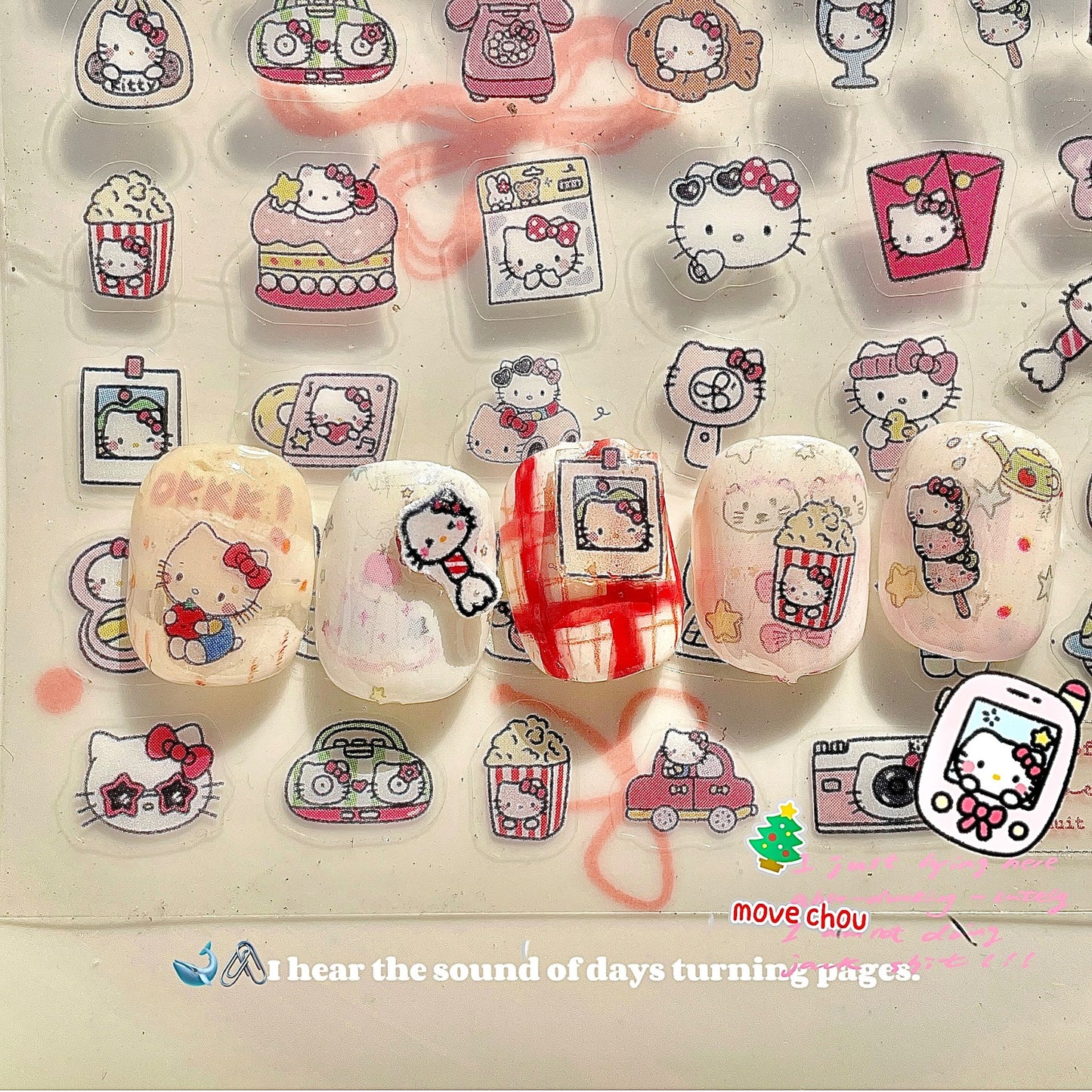 Nail Sticker- hello kitty2