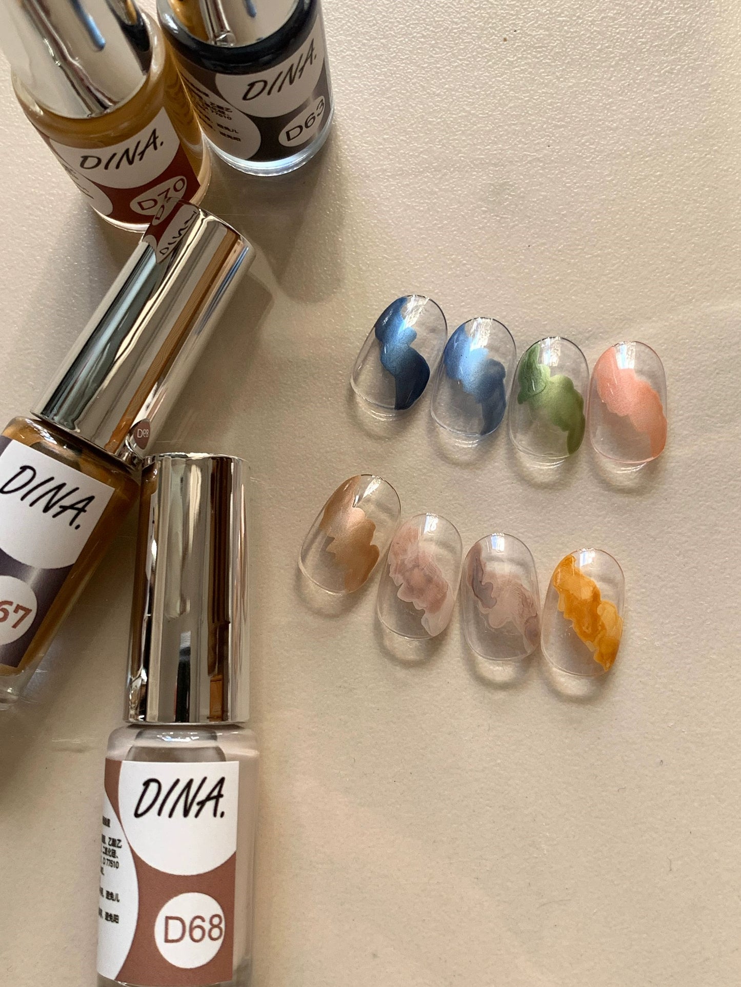 Dina Gel Mousse Blooming Ink Early Fall Series #63-70