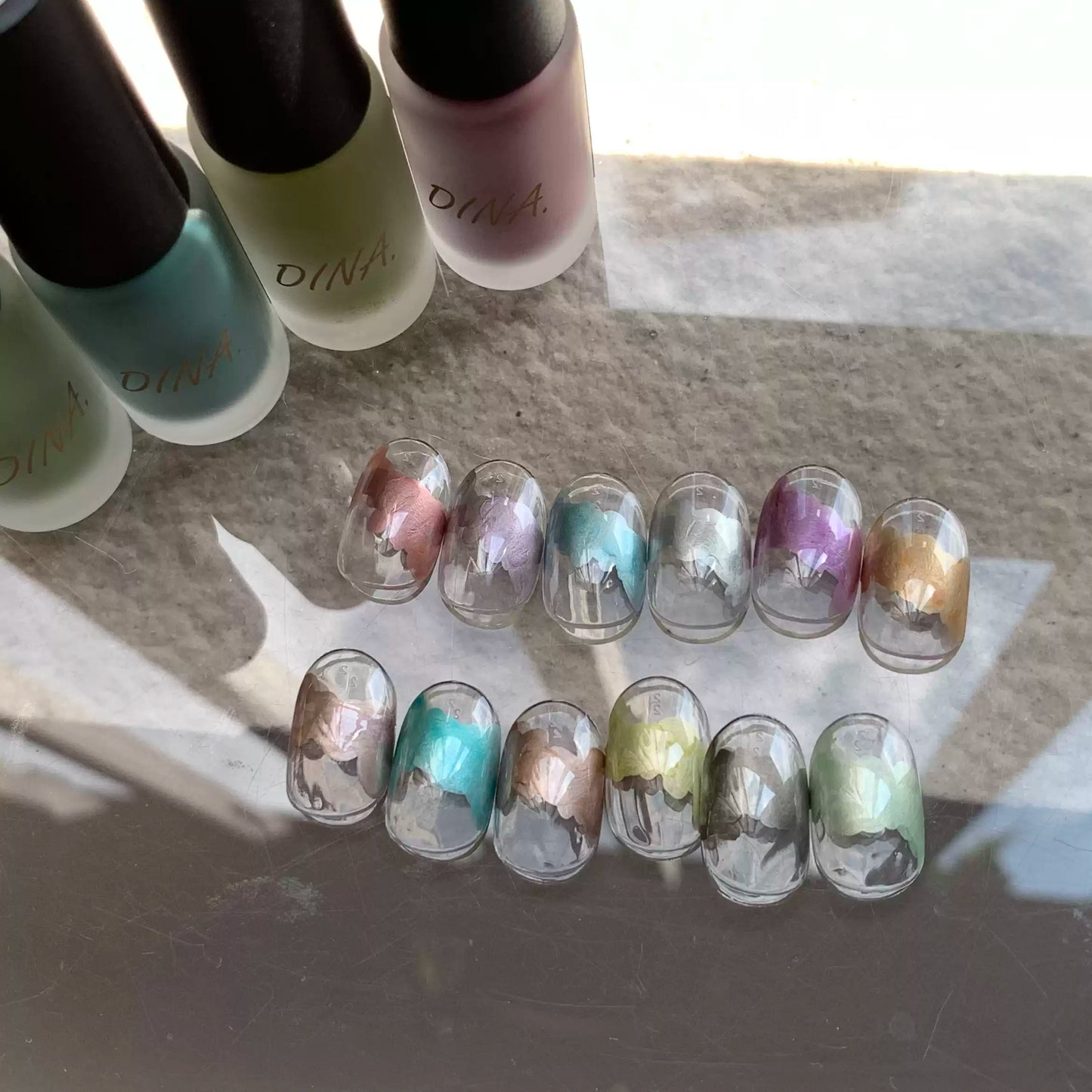 Dina Gel Mousse Blooming Ink Antique Metallic Series #109-120