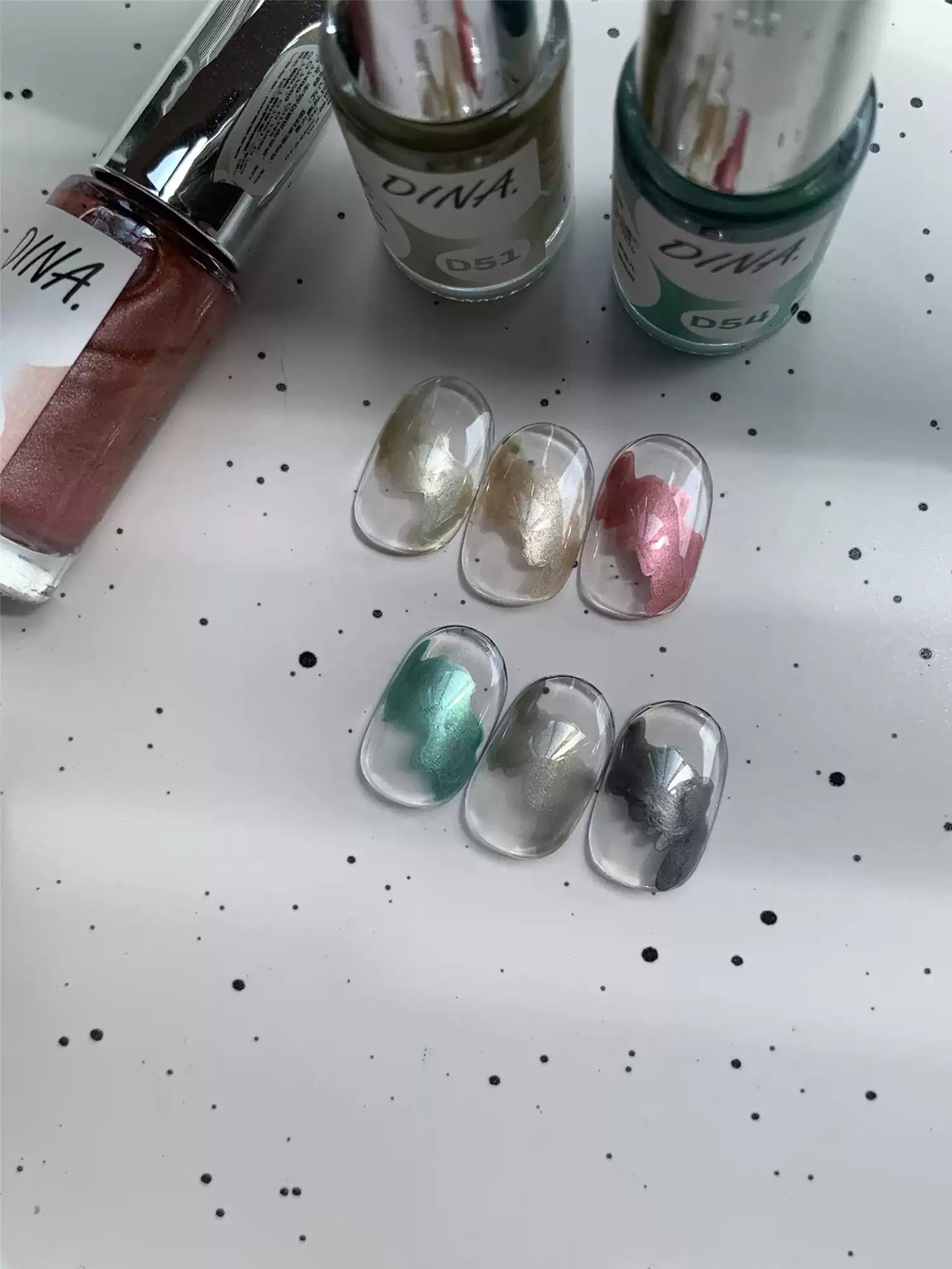 Dina Gel Mousse Blooming Ink Flow Light Series #51-56