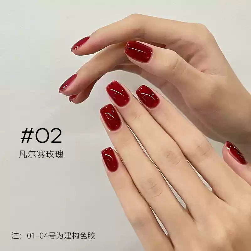 Moding 2 in 1 Classic Red Color Series Color Builder Gel