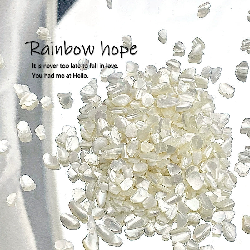Cat Eye Effect Natural Shell Nail Decorations