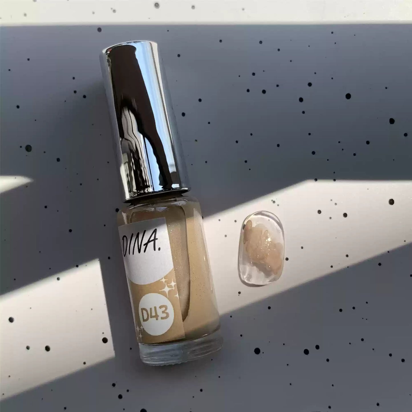 Gel Mousse Dina Blooming Ink Shimmer Glitter Series #41-50