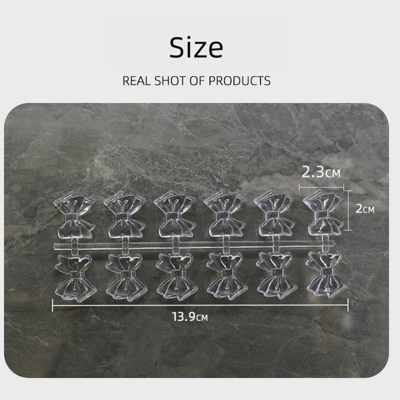 Transparent Bowtie Shape Color Display